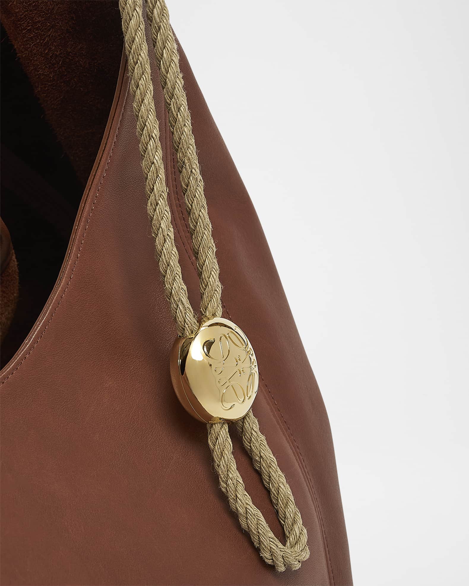 Loewe x Paula's Ibiza Squeeze XL Shoulder Bag in Leather | Neiman