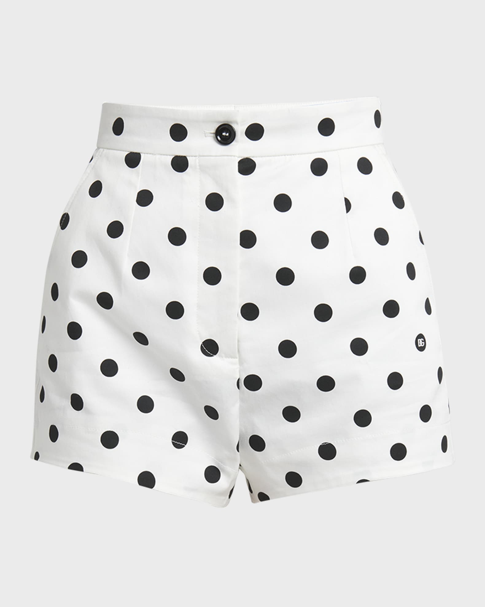 Polka-Dot Tailored Shorts 0