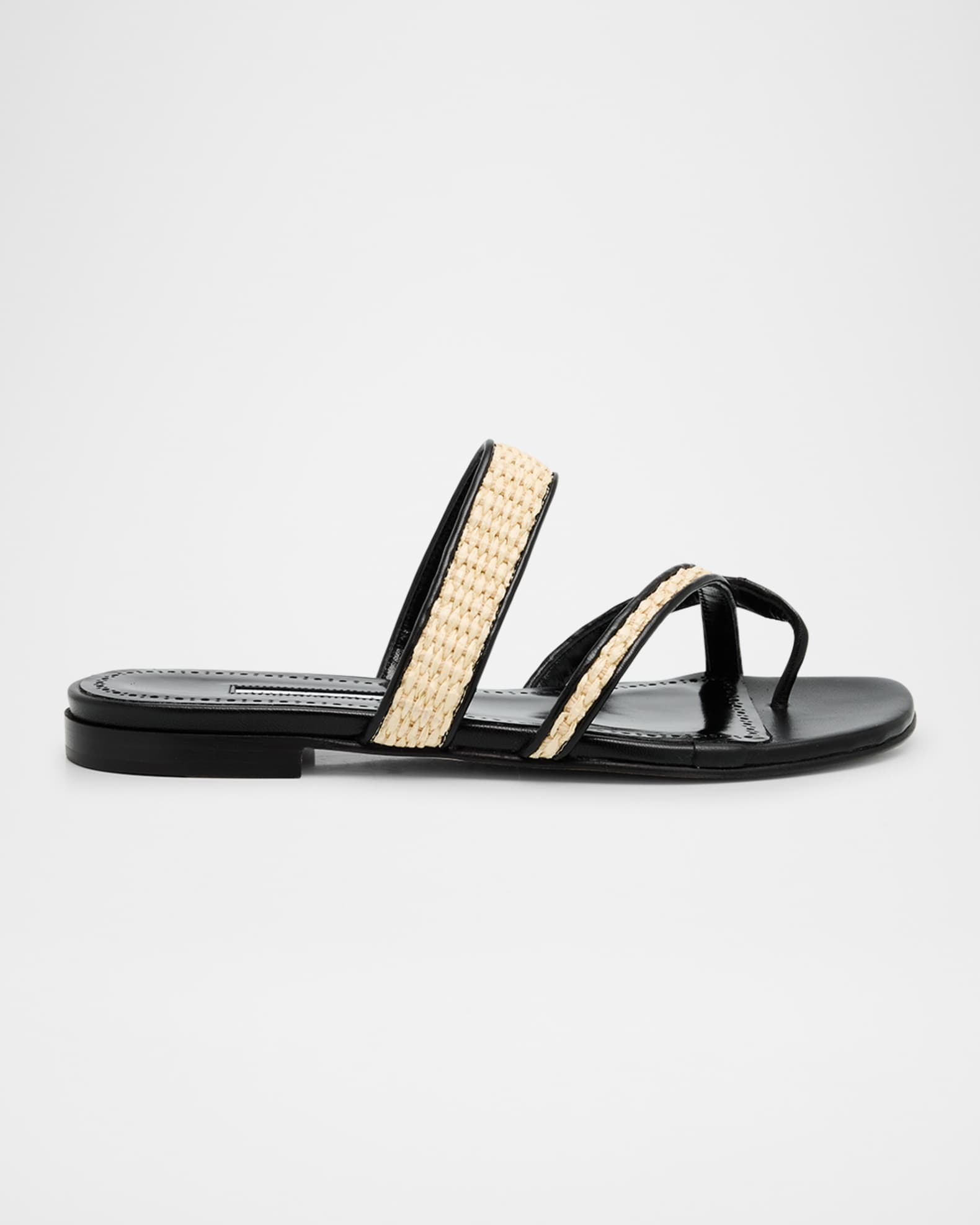 Susara Woven Flat Slide Sandals 0