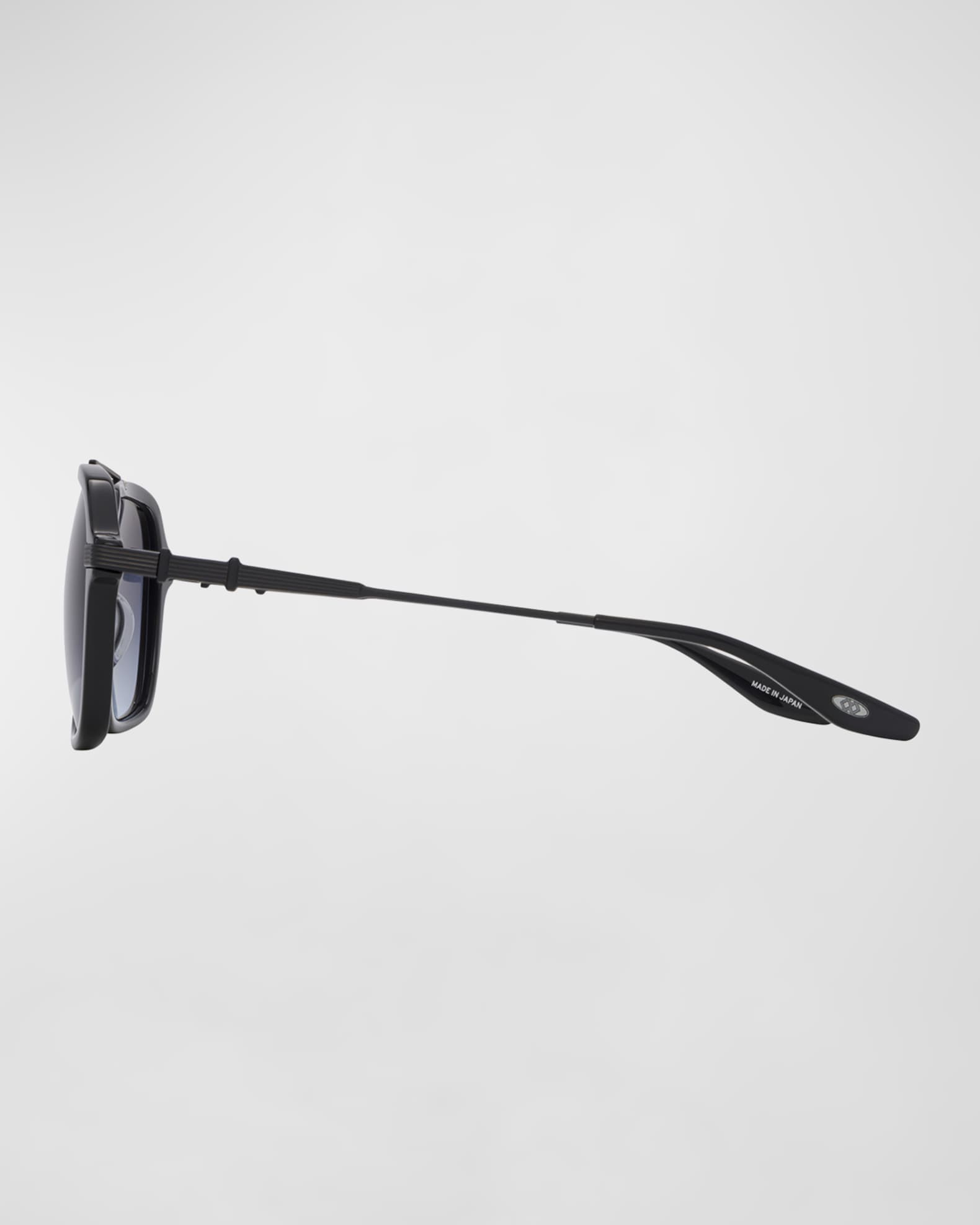 Men's D.Ellis Acetate and Titanium Square Sunglasses 1