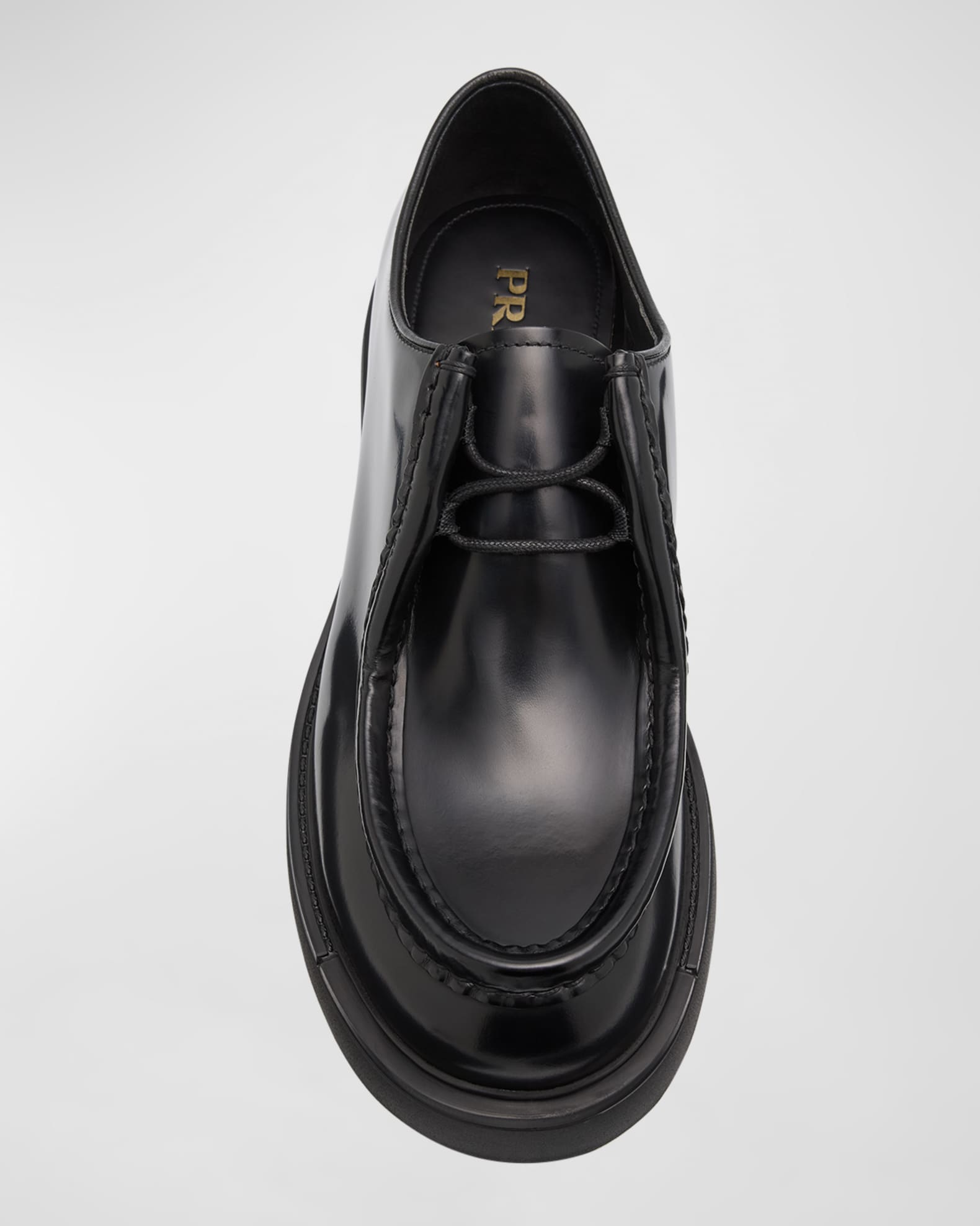 Men's Diapason Opaque Brushed Leather Derby Shoes