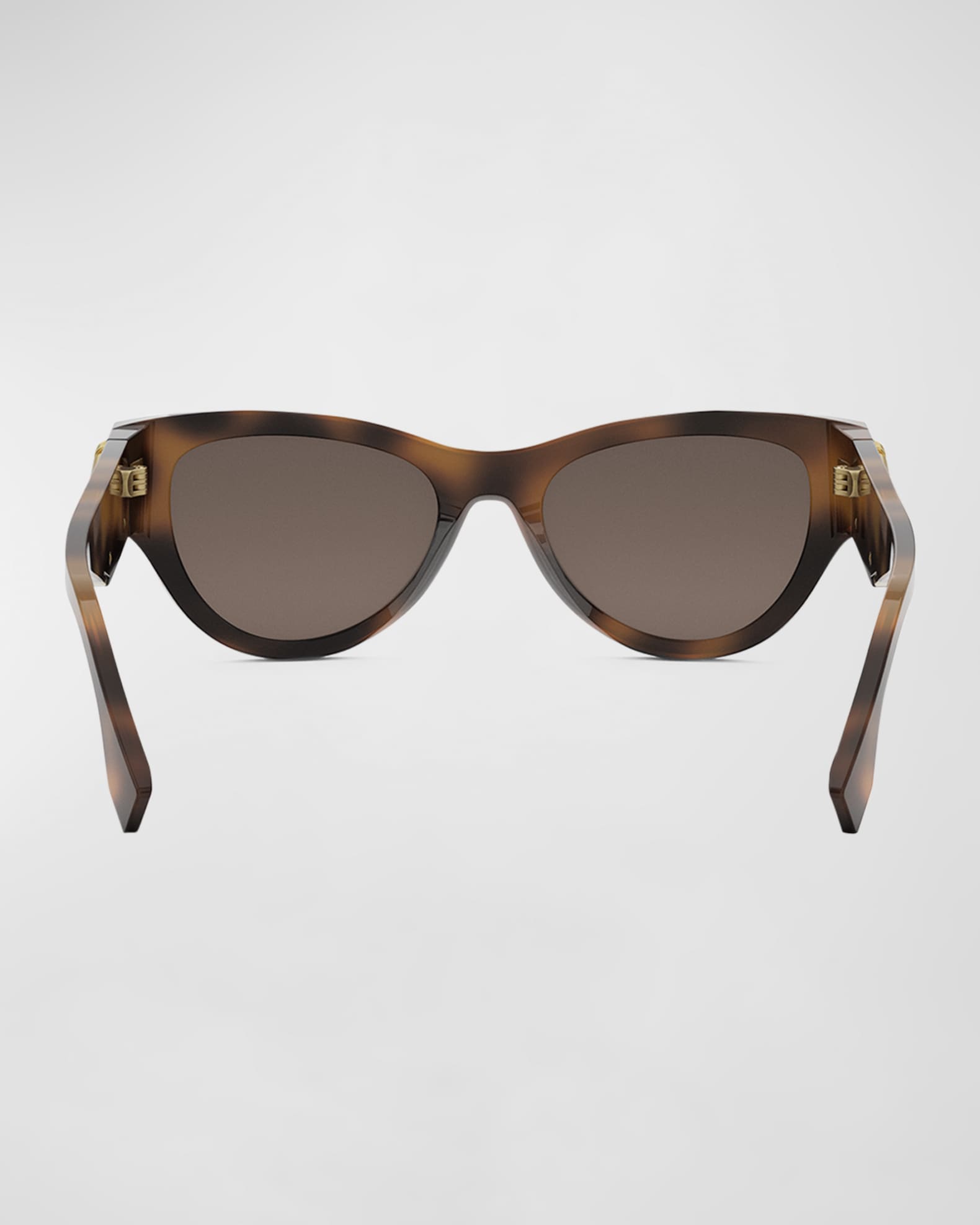 Fendi mirrored rimless cat eye sunglasses shop