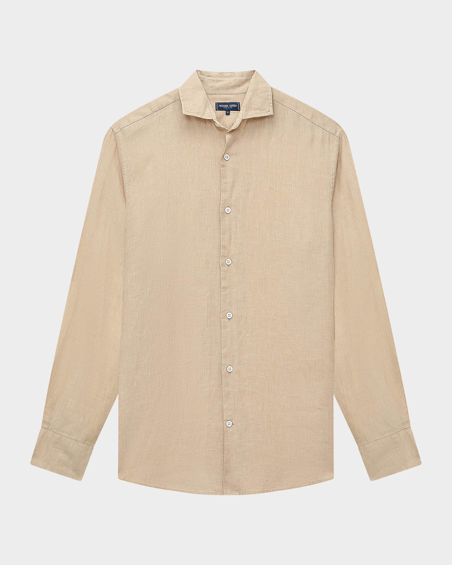Men's Antonio Linen Casual Button-Down Shirt 0