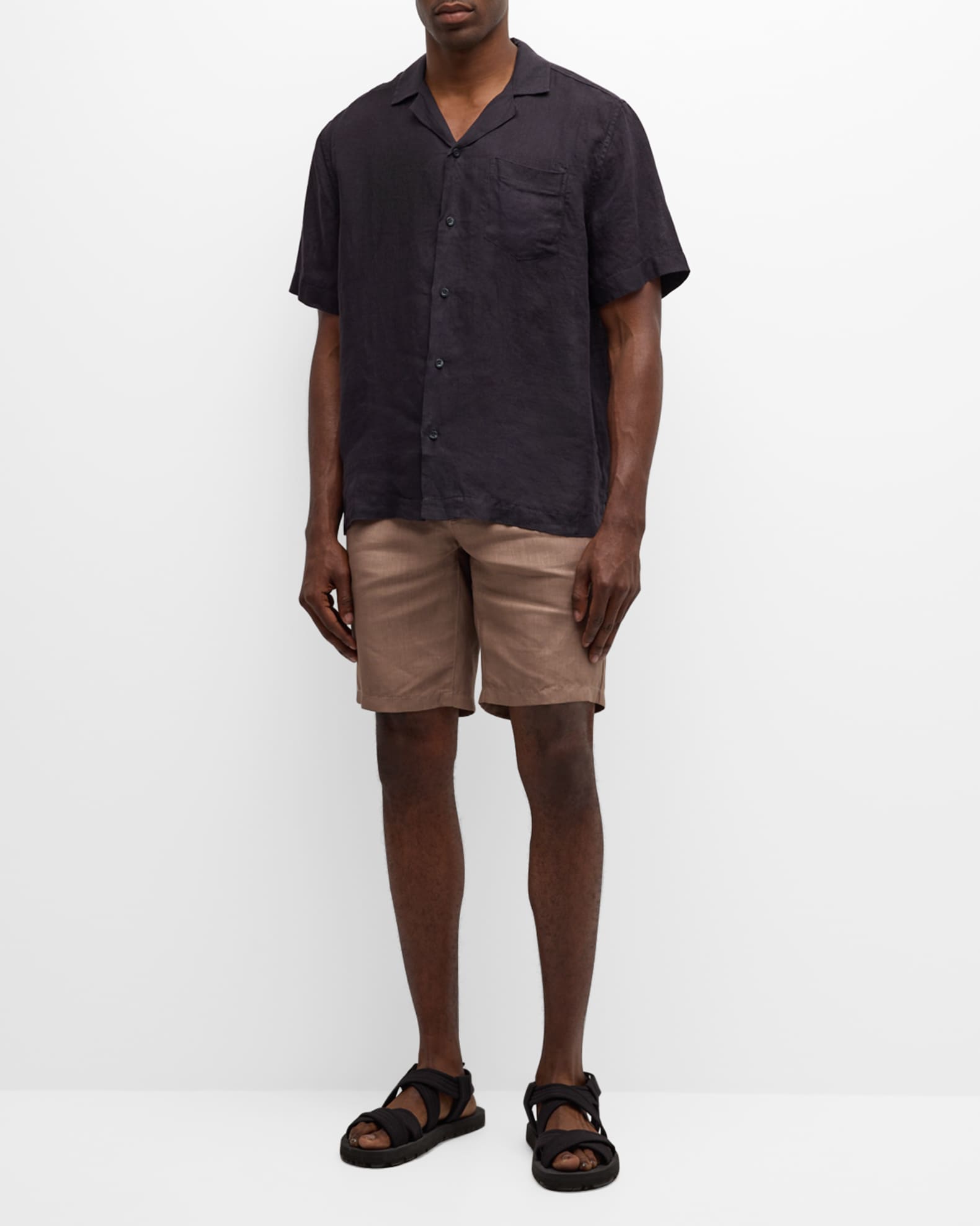 Men's Angelo Linen Camp Shirt 1
