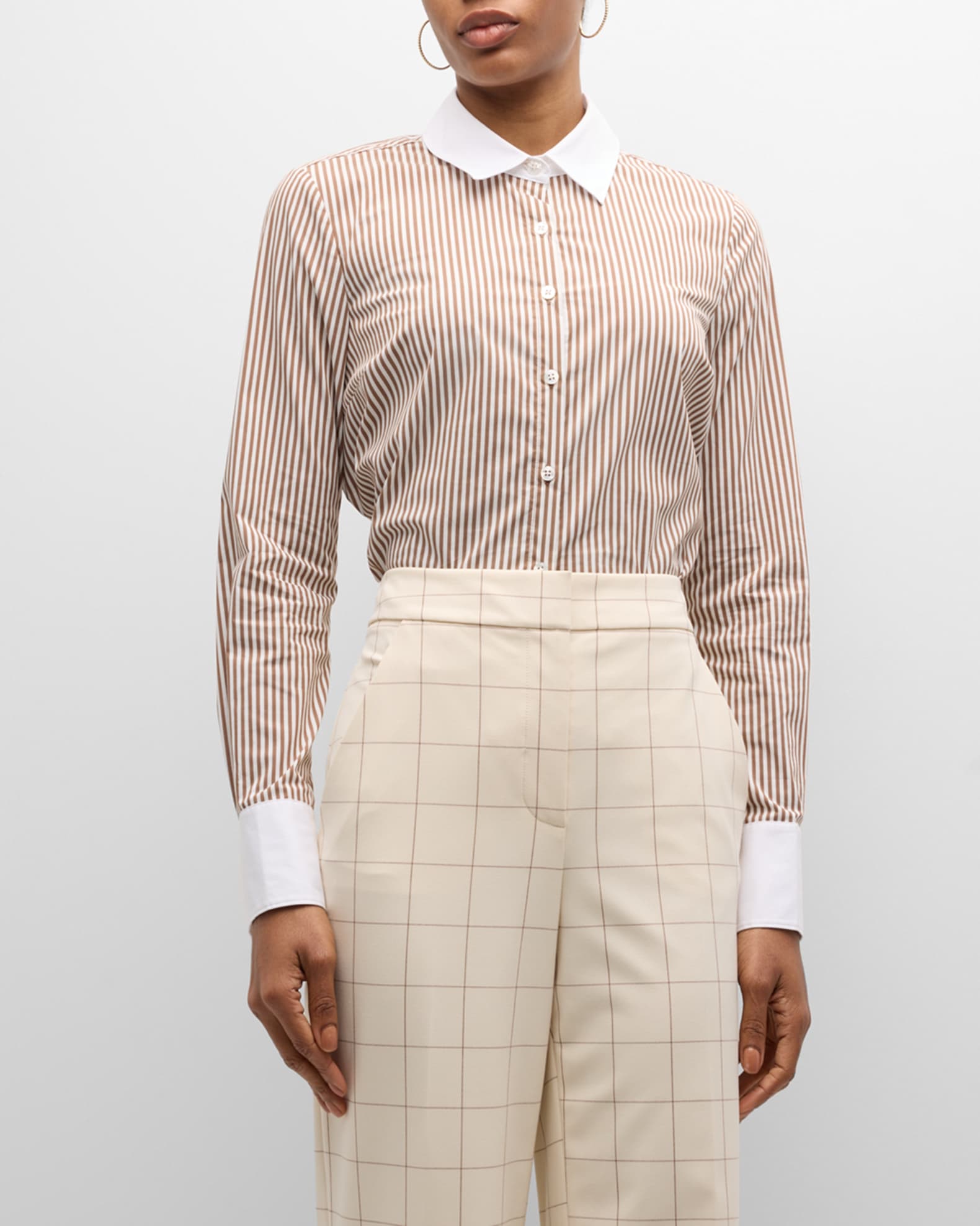 Veronica Beard Marisol Button-Down Shirt