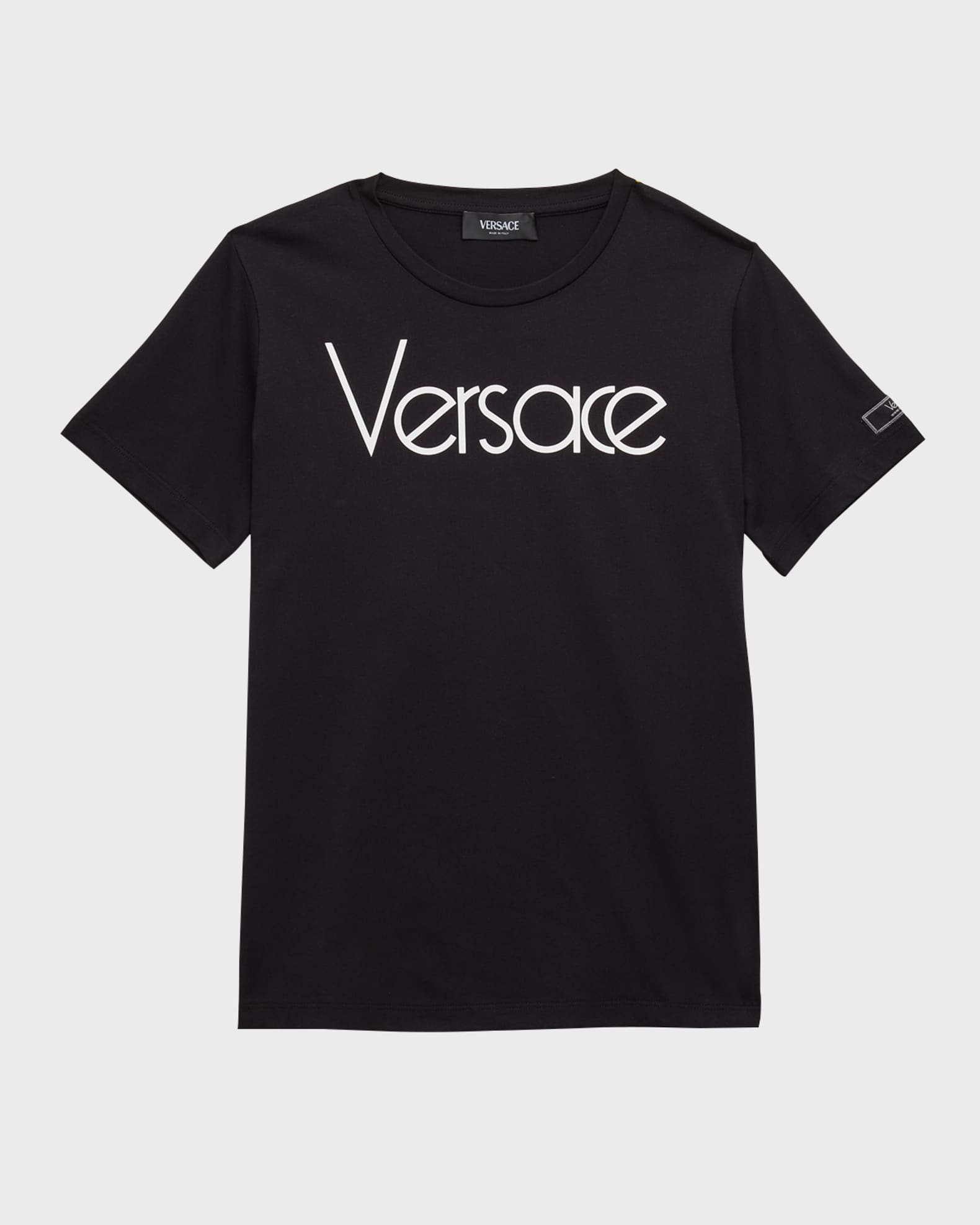 Versace Kids logo-print cotton T-Shirt - White