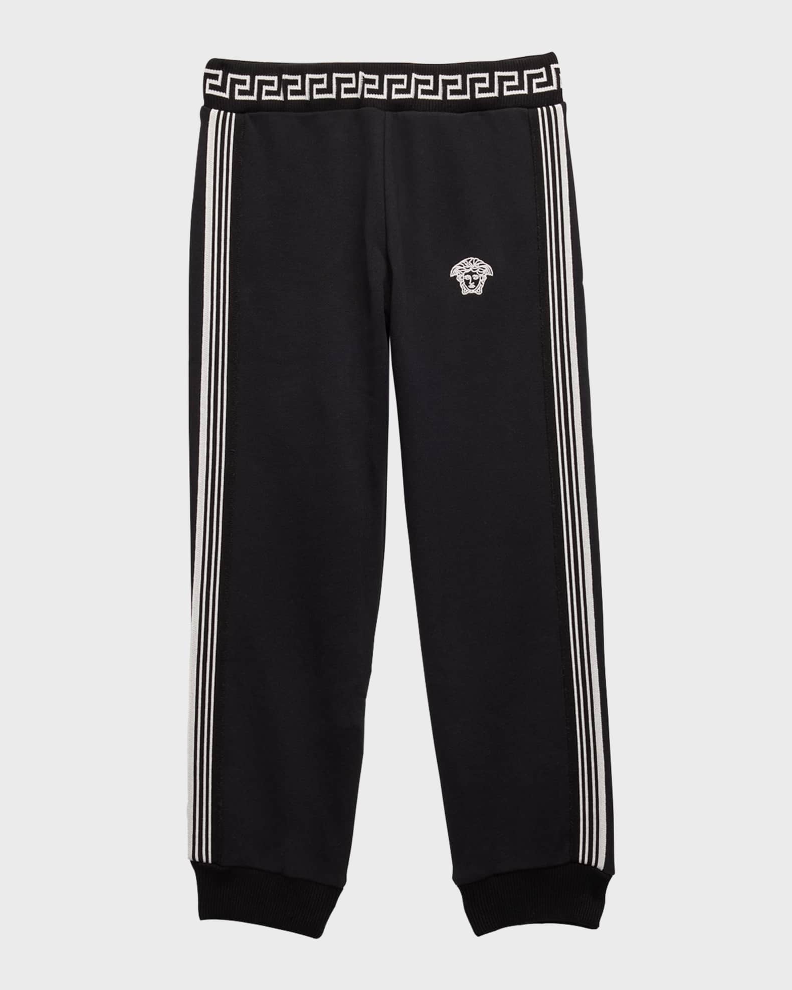 Boy's Greca Trim Striped Joggers 0