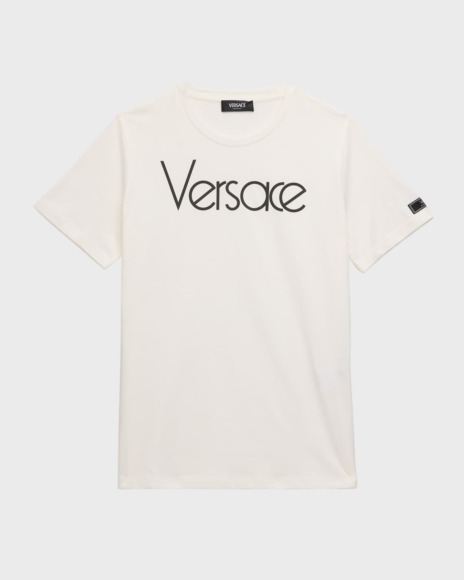 送料関税込【Versace】T-Shirt / Tシャツ Versace Boy's Classic Logo-Print T-Shirt, Size 8-14 | Neiman