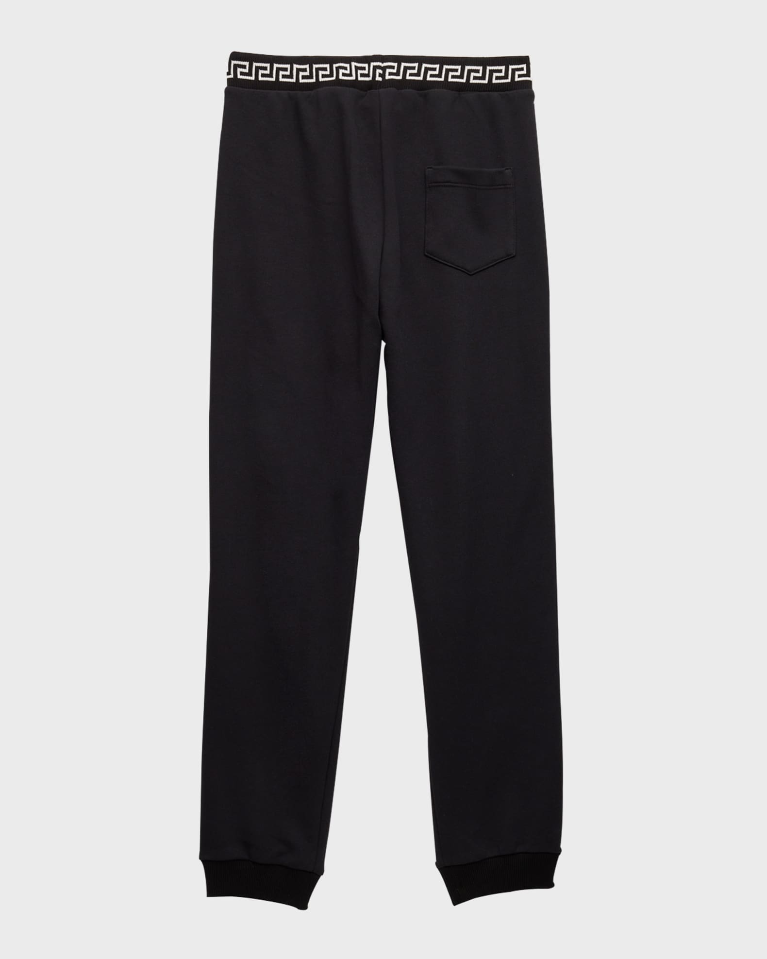 Boy's Greca Trim Striped Joggers 1