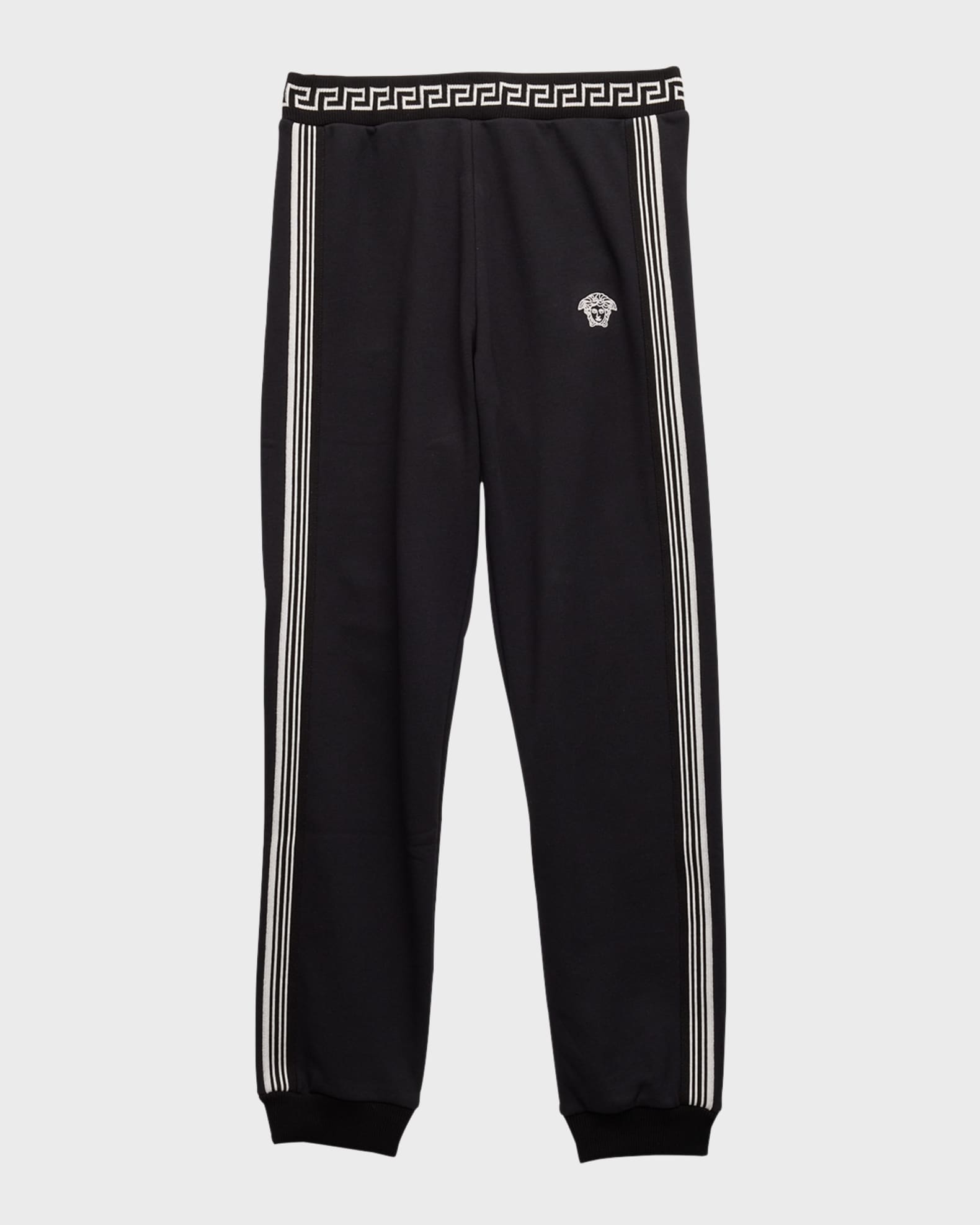 Boy's Greca Trim Striped Joggers 0