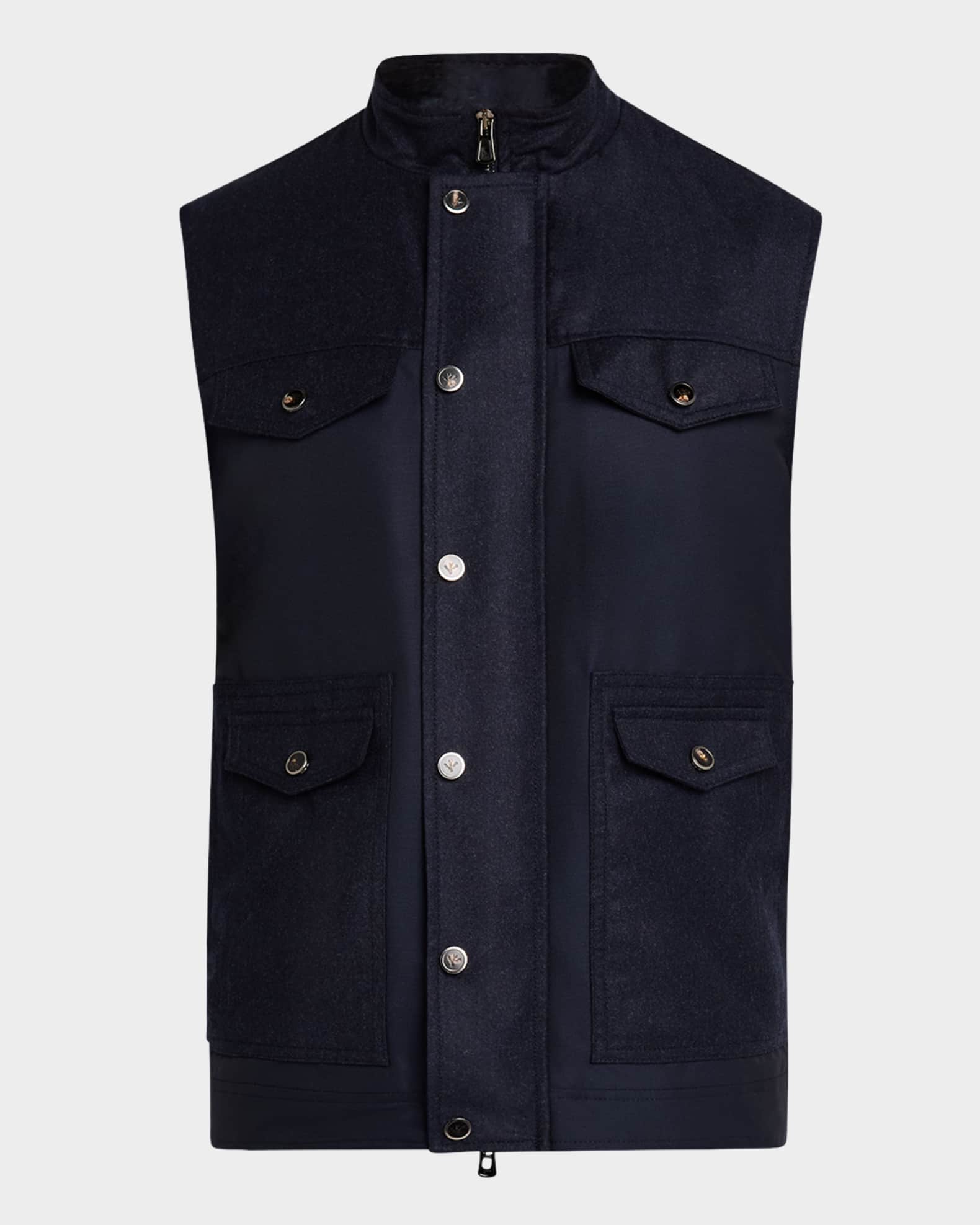 Men s Technical Wool Full Zip Vest