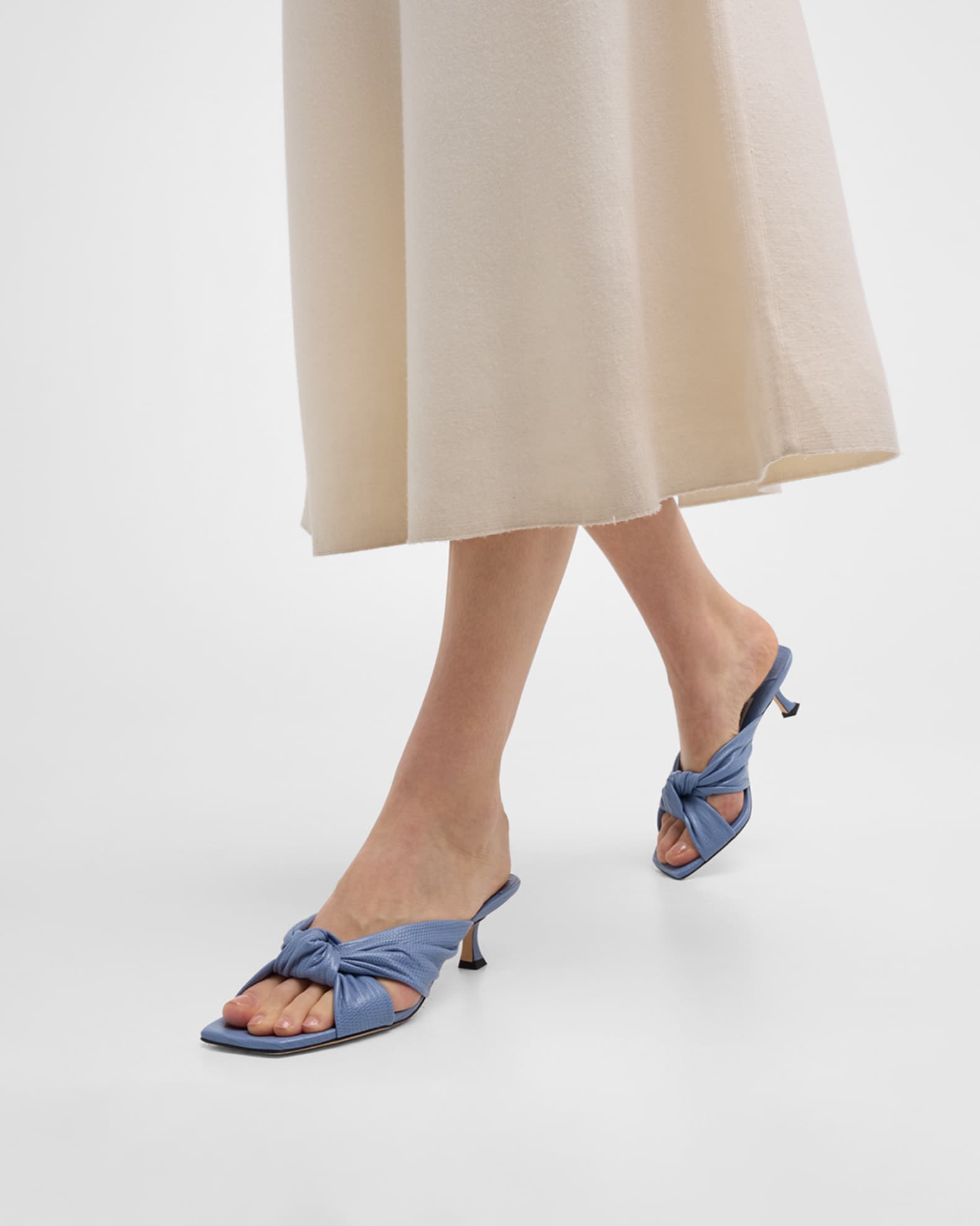 Fubail / Twisted Two-Tone Mules