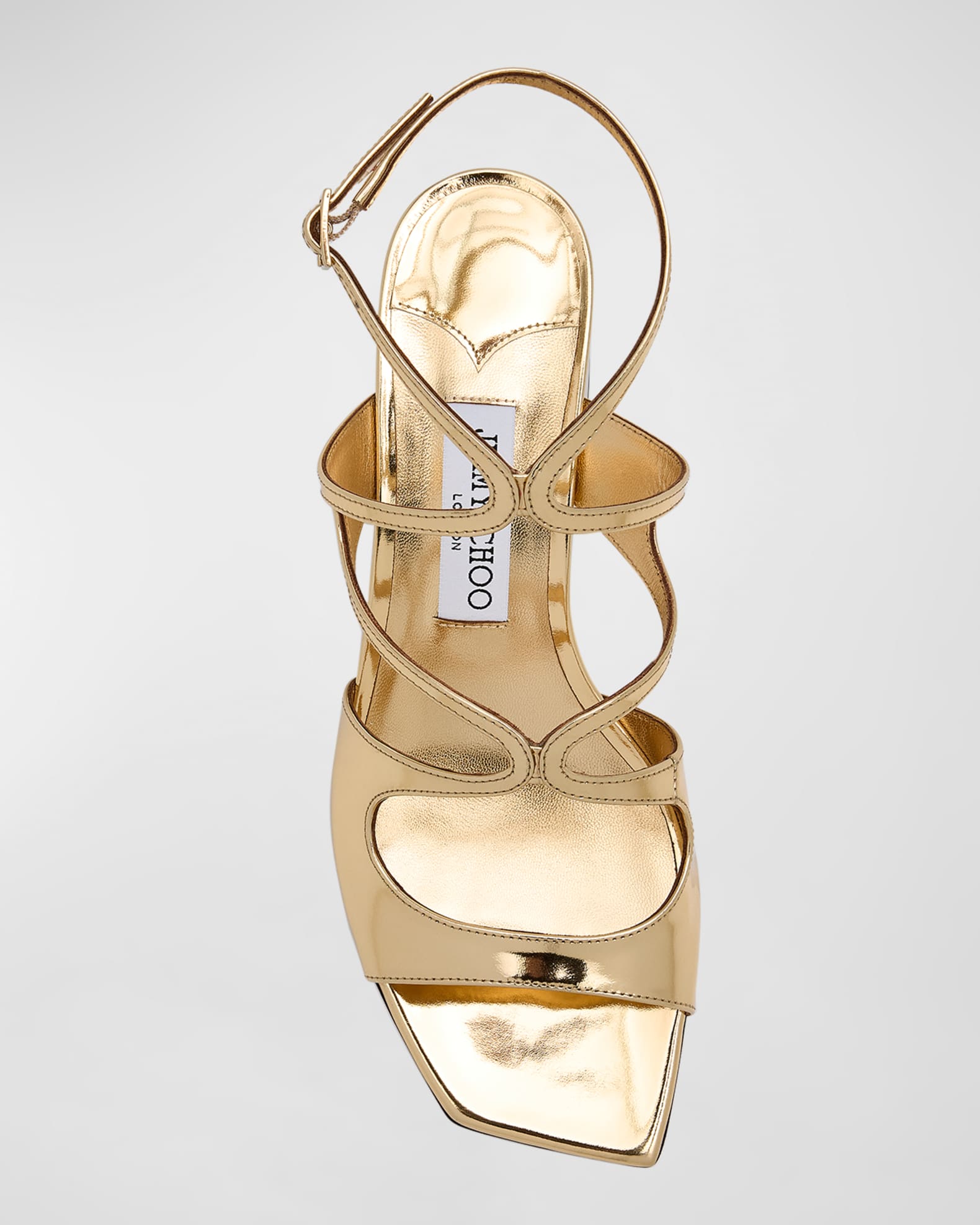 Strappy metallic sandals new arrivals