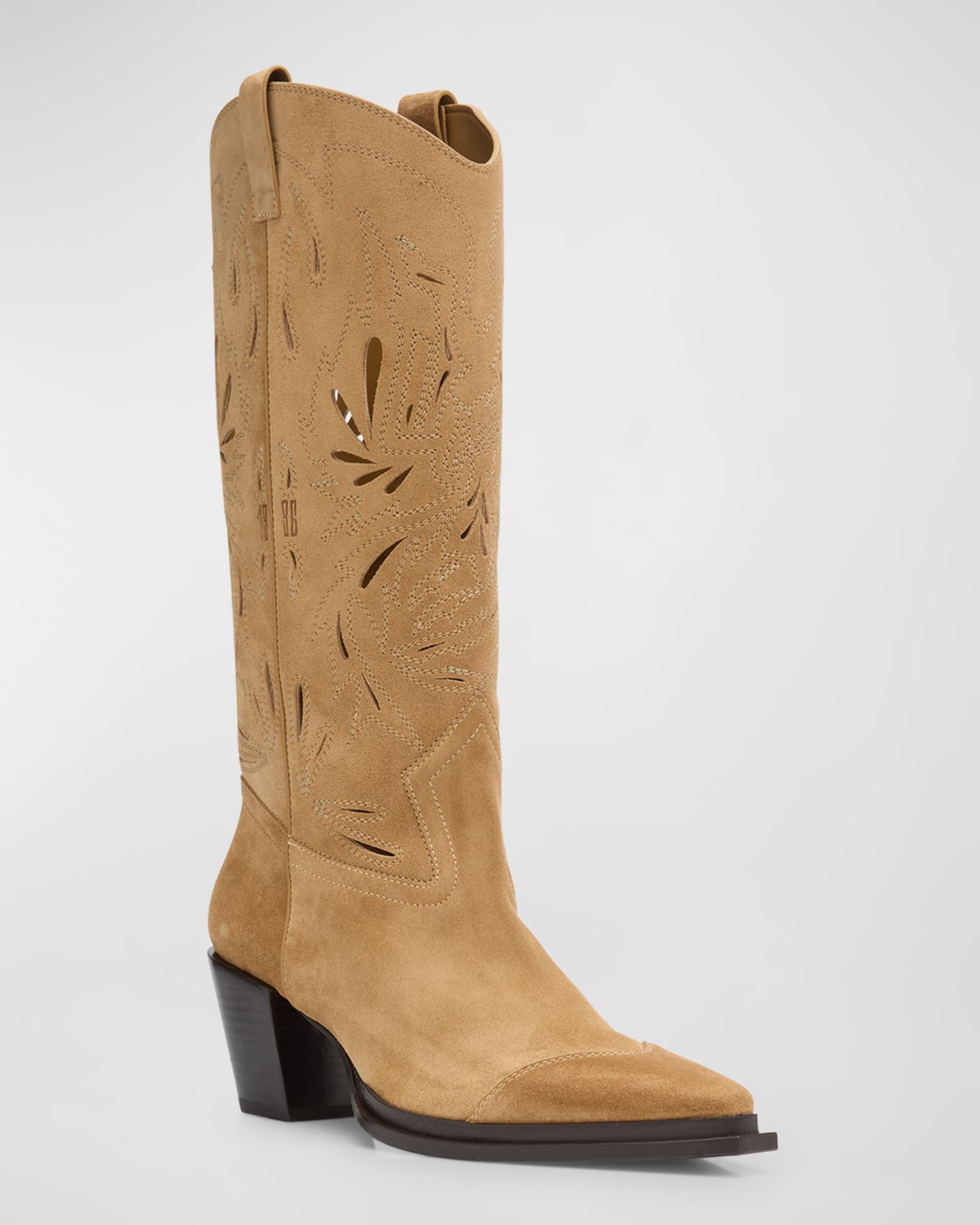 Old west roughout suede cowboy boots clearance