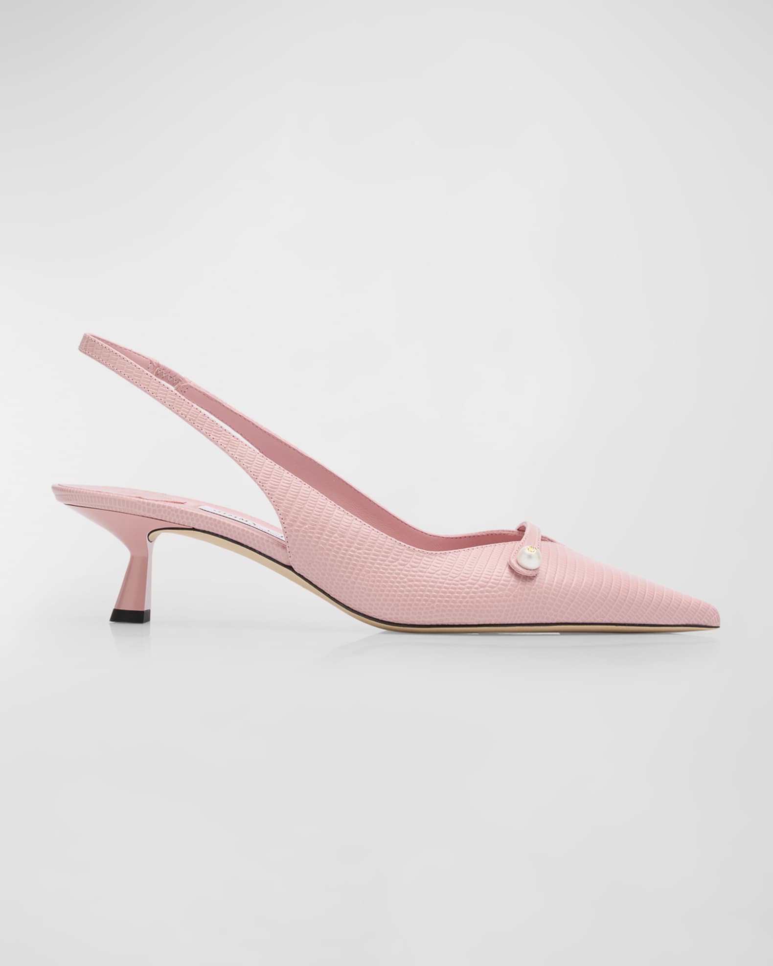 Jimmy Choo Amita Pearly-Strap Slingback Pumps