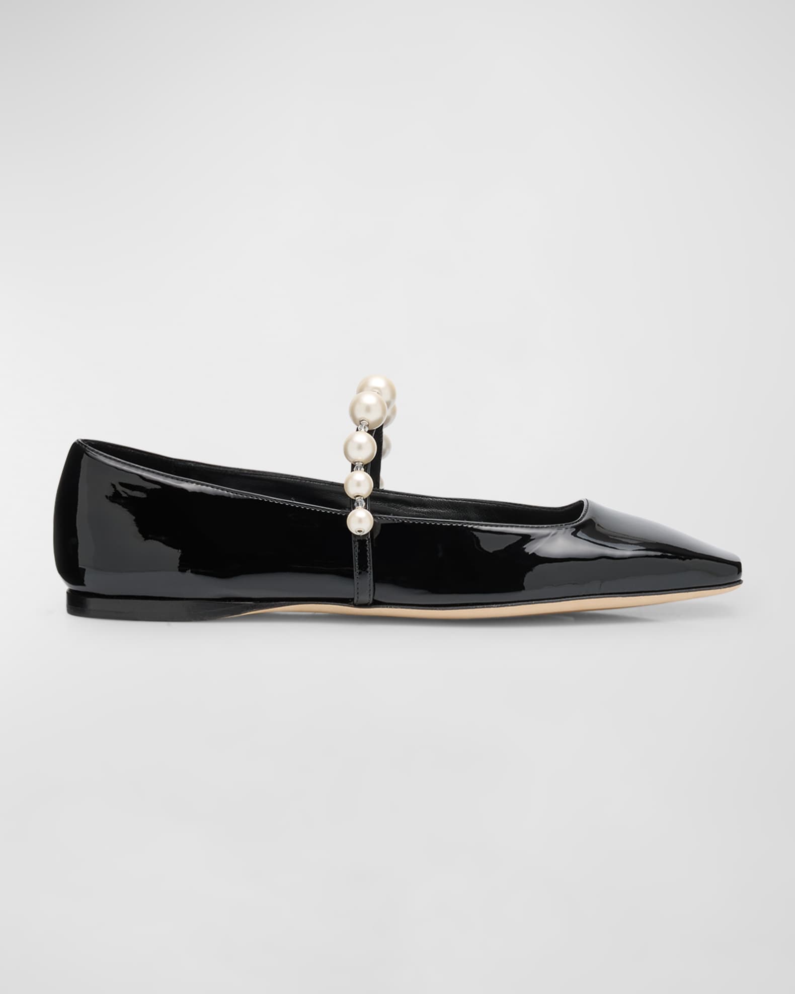 Ade Pearly-Strap Patent Ballerina Flats 0