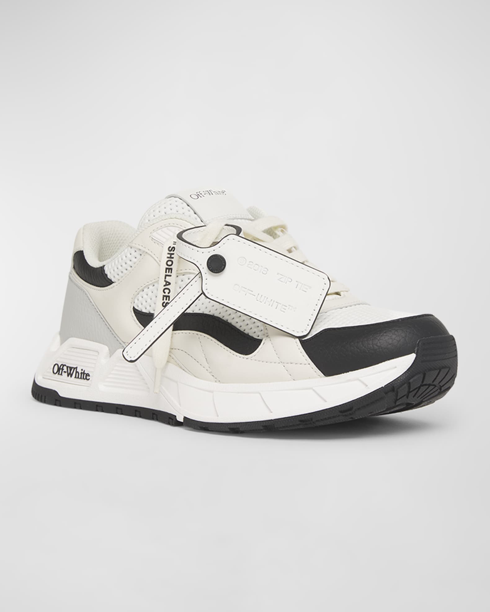 Off-White Kick Off Mesh Runner Sneakers | Neiman Marcus