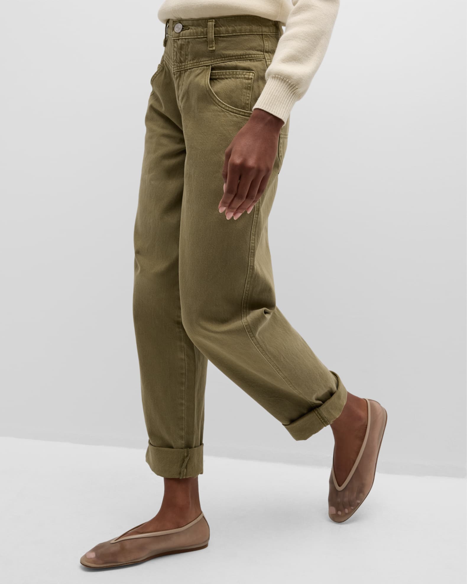 FRAME 90s Utility Loose Pants | Neiman Marcus