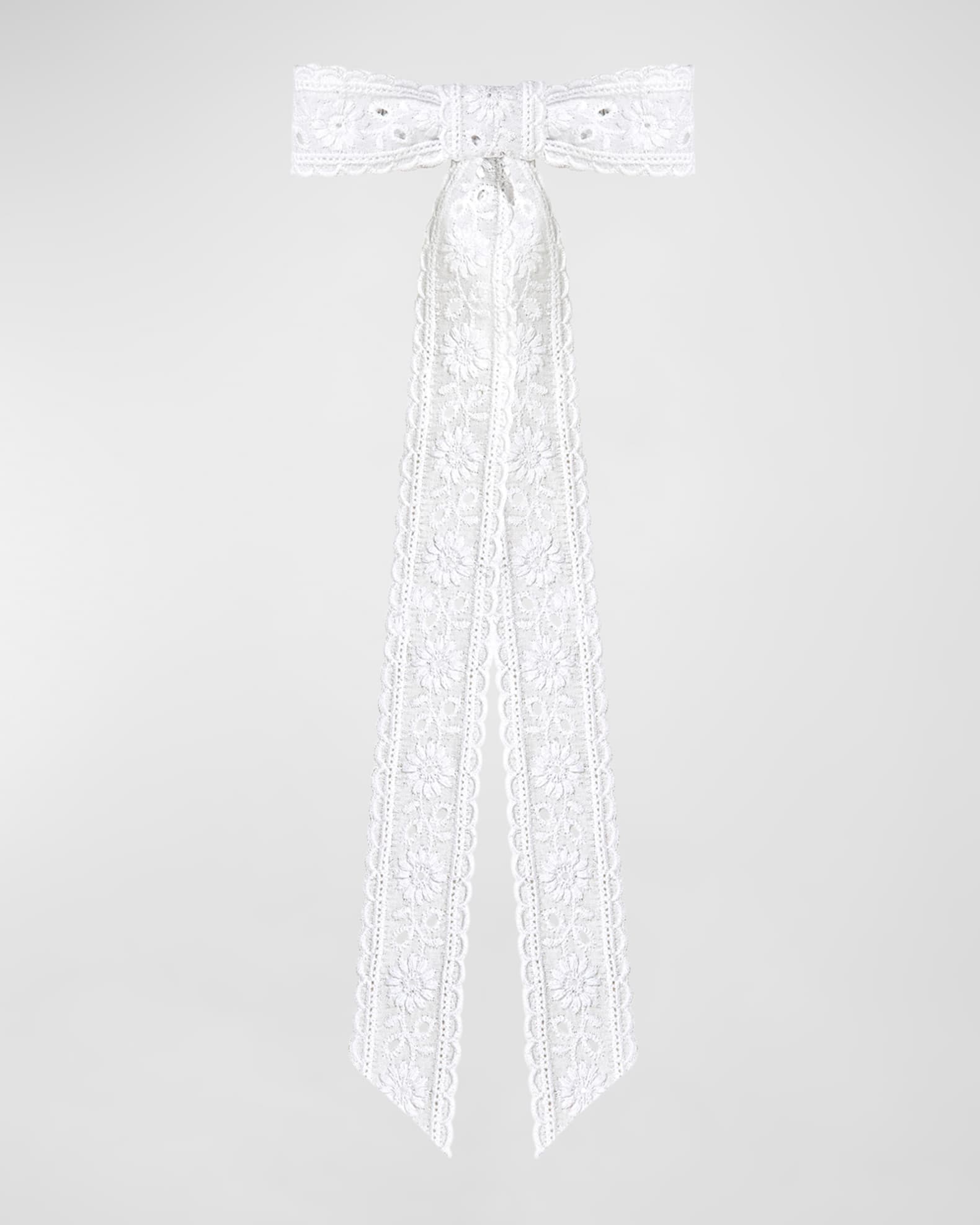 Jennifer Behr Dolly Lace Bow Barrette