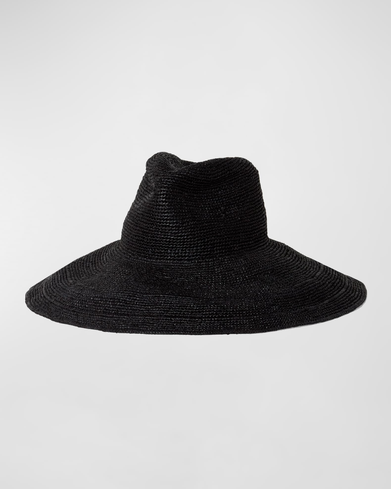 Janessa Leone Waverly Raffia Large Brim Hat