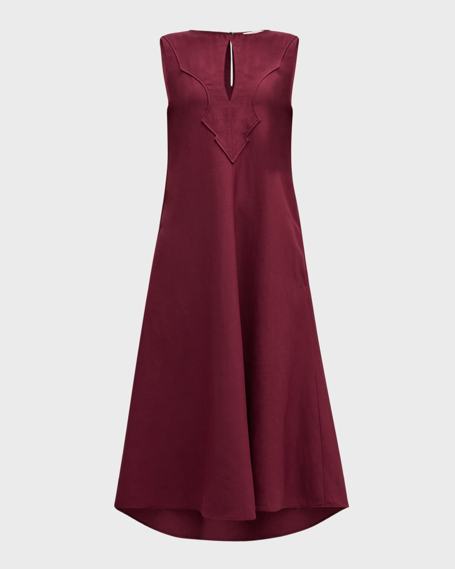Summer Cruise Cutout High Low Midi Dress