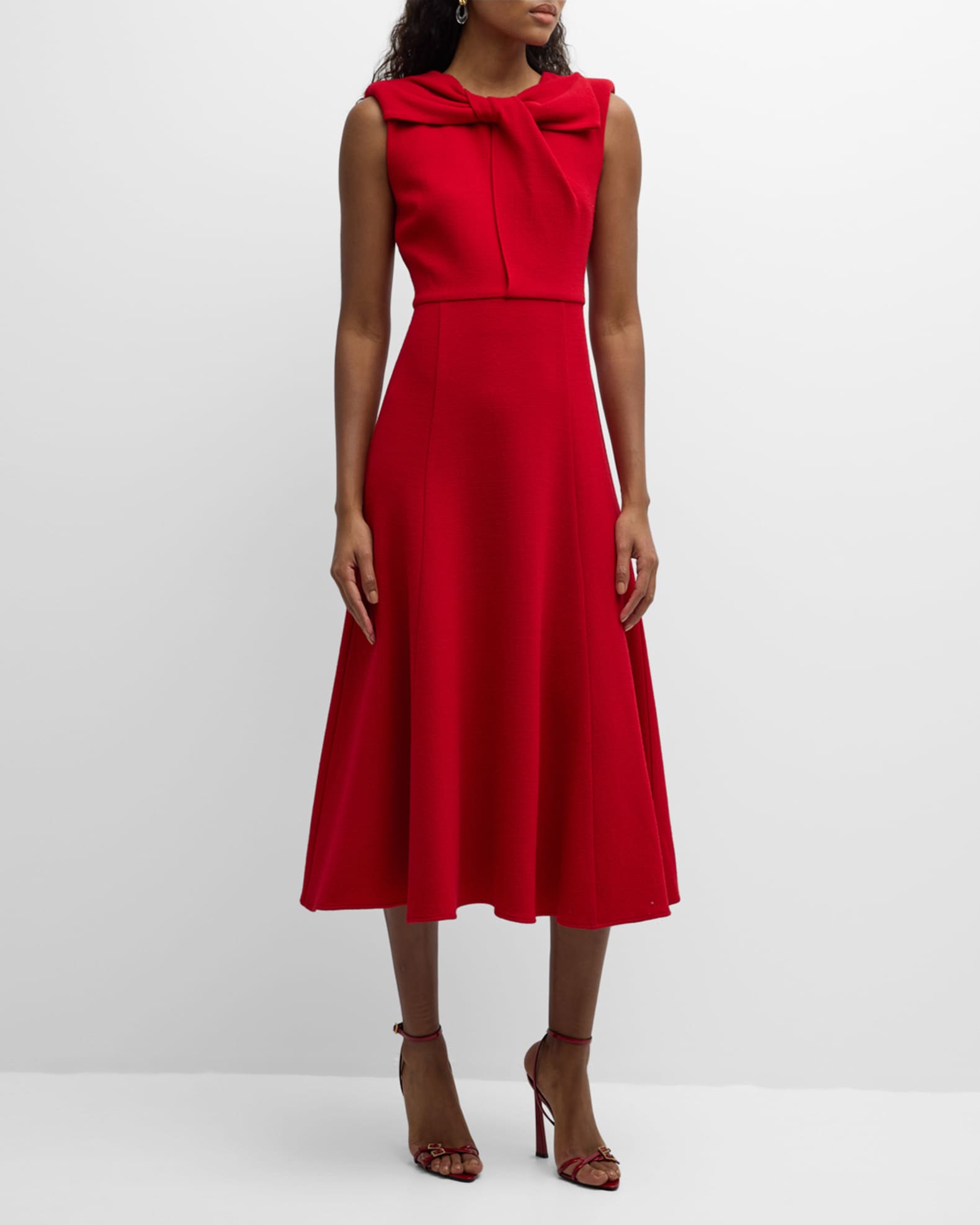 Roland mouret red dress store