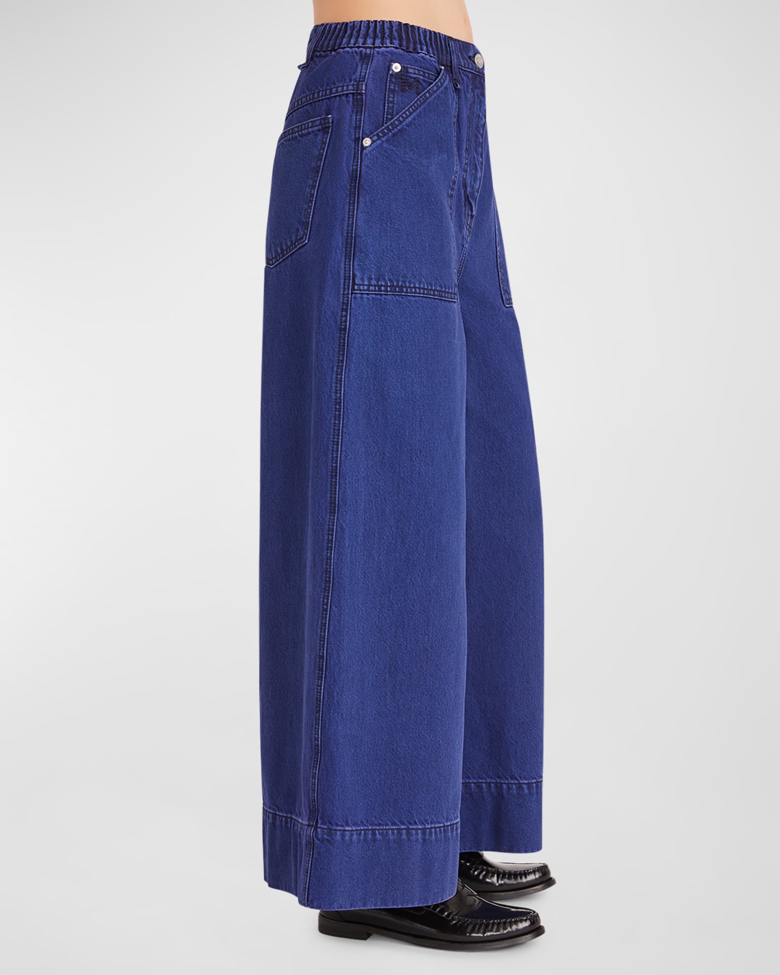Violette Wide-Leg Denim Jeans 1