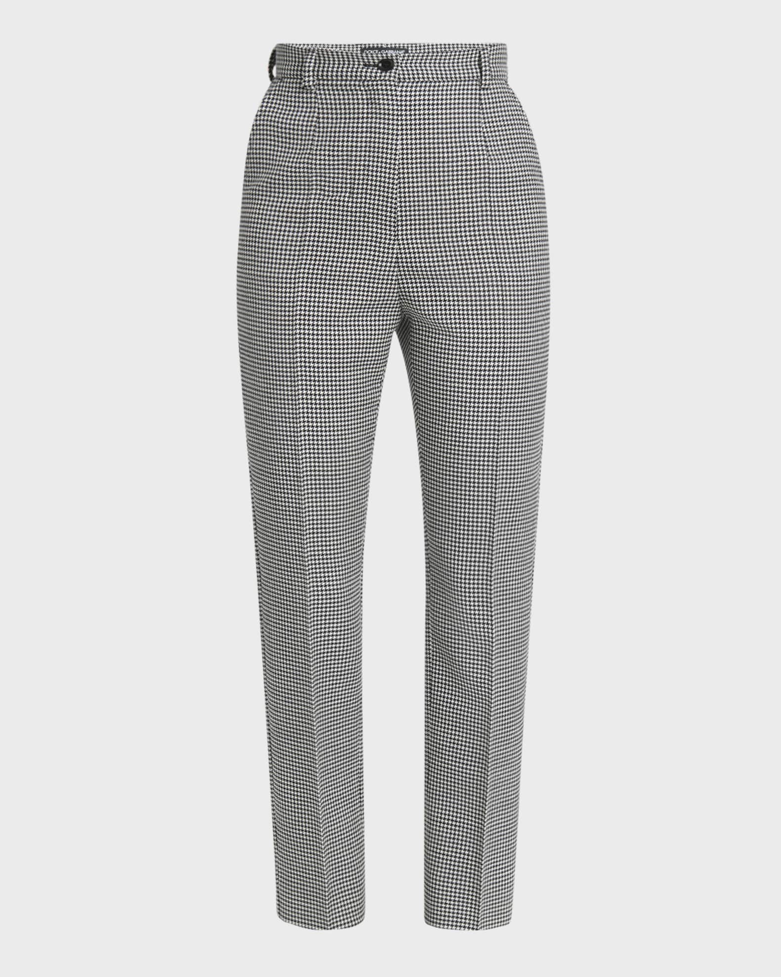 Pied De Poul Wool Straight-Leg Pants 0