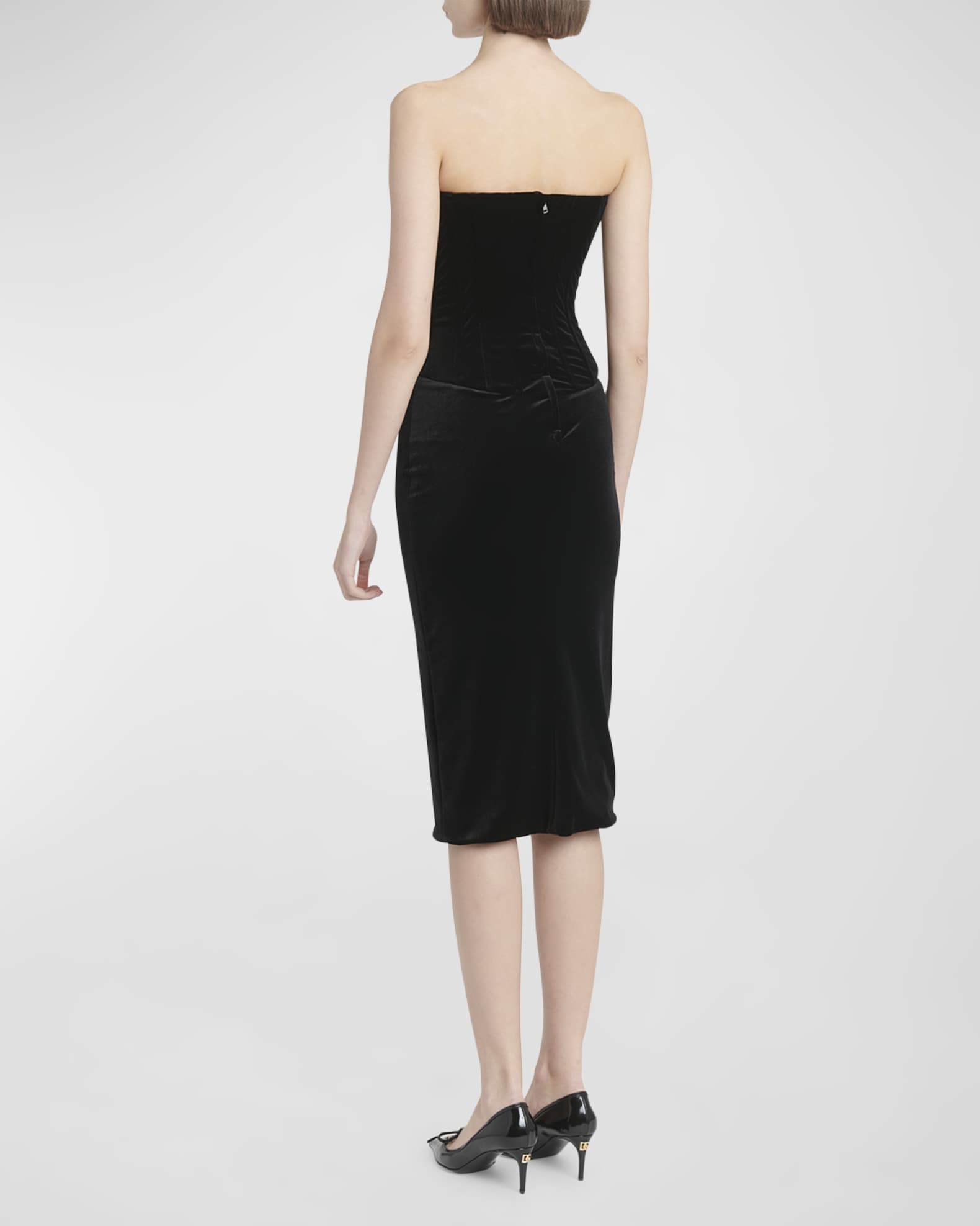 人気提案 Dress Corset Velvet Strapless Dolce&Gabbana | Marcus Neiman ジャケット・アウター
