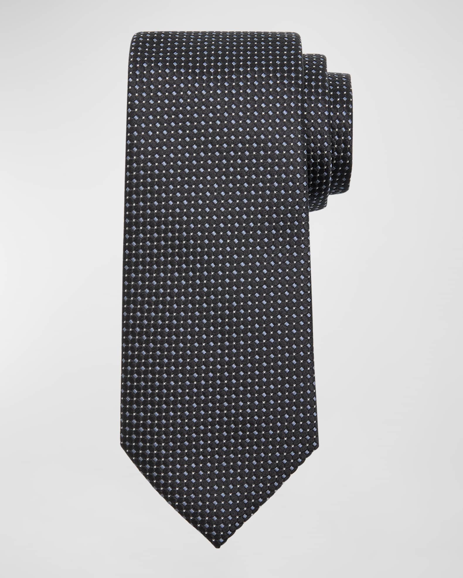 Men's Woven Jacquard Silk Tie 0
