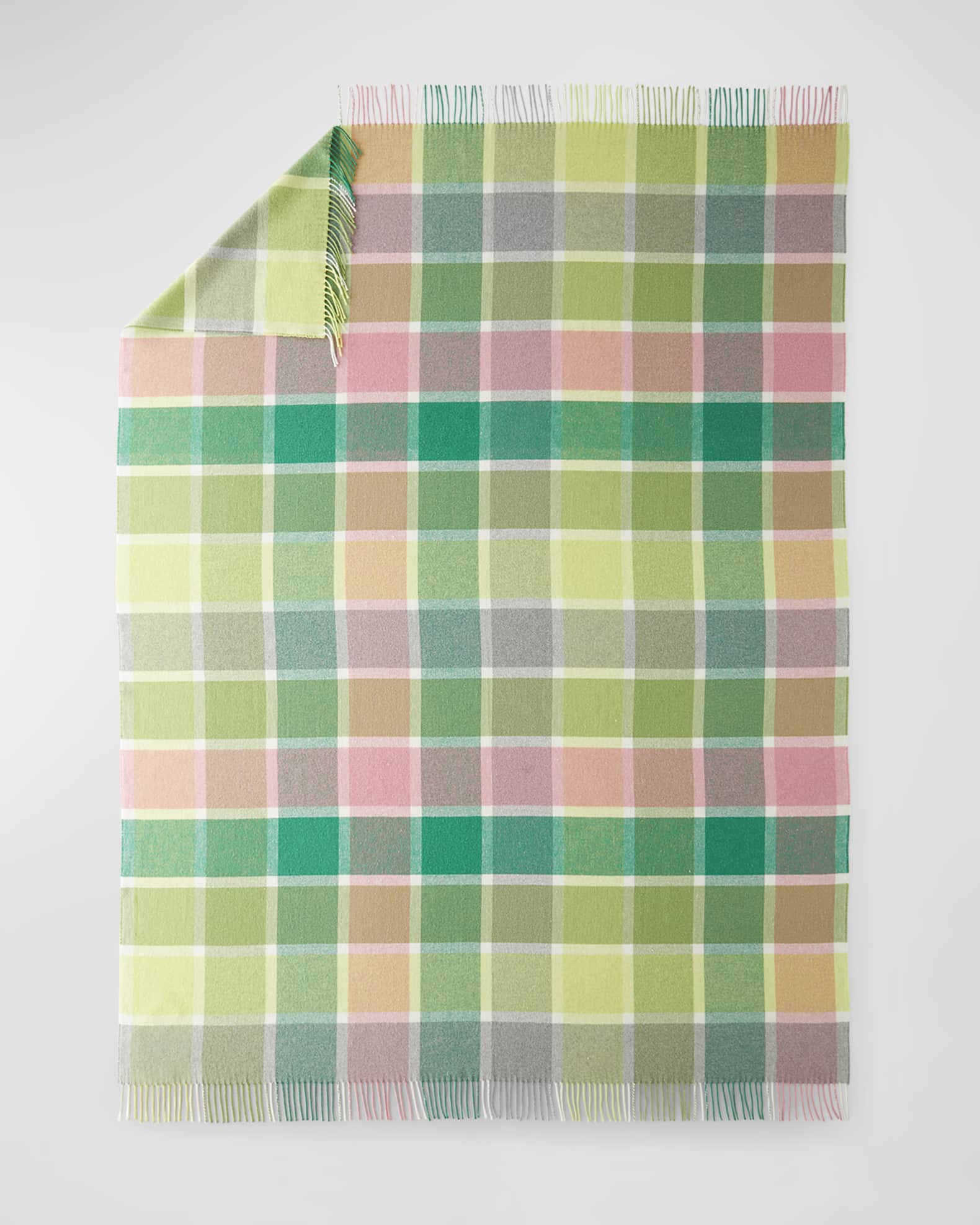 Bridgeport Lime Throw Blanket  1