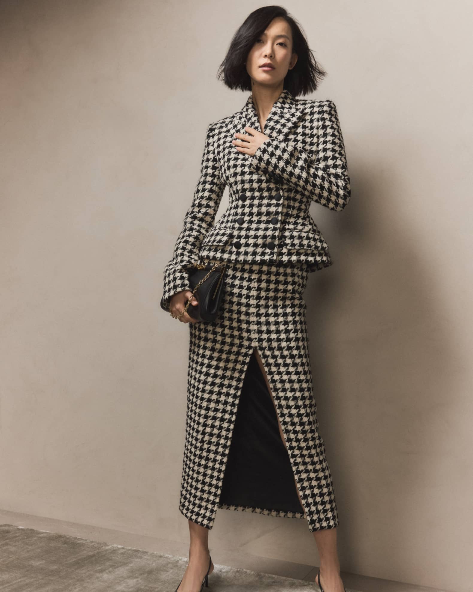 Pied De Poule Wool Dolce Jacket 1