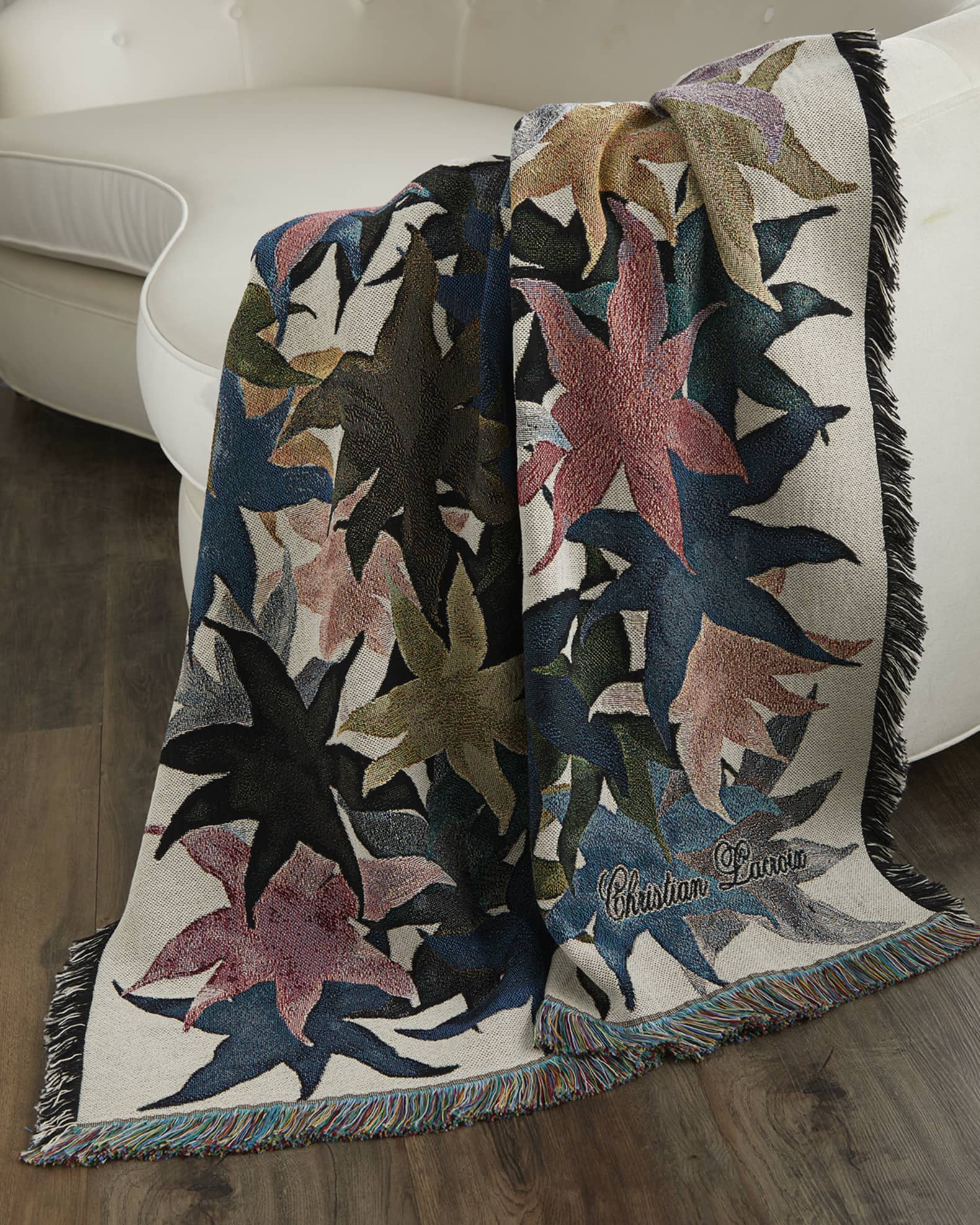Iris De Marais Craie Throw 0