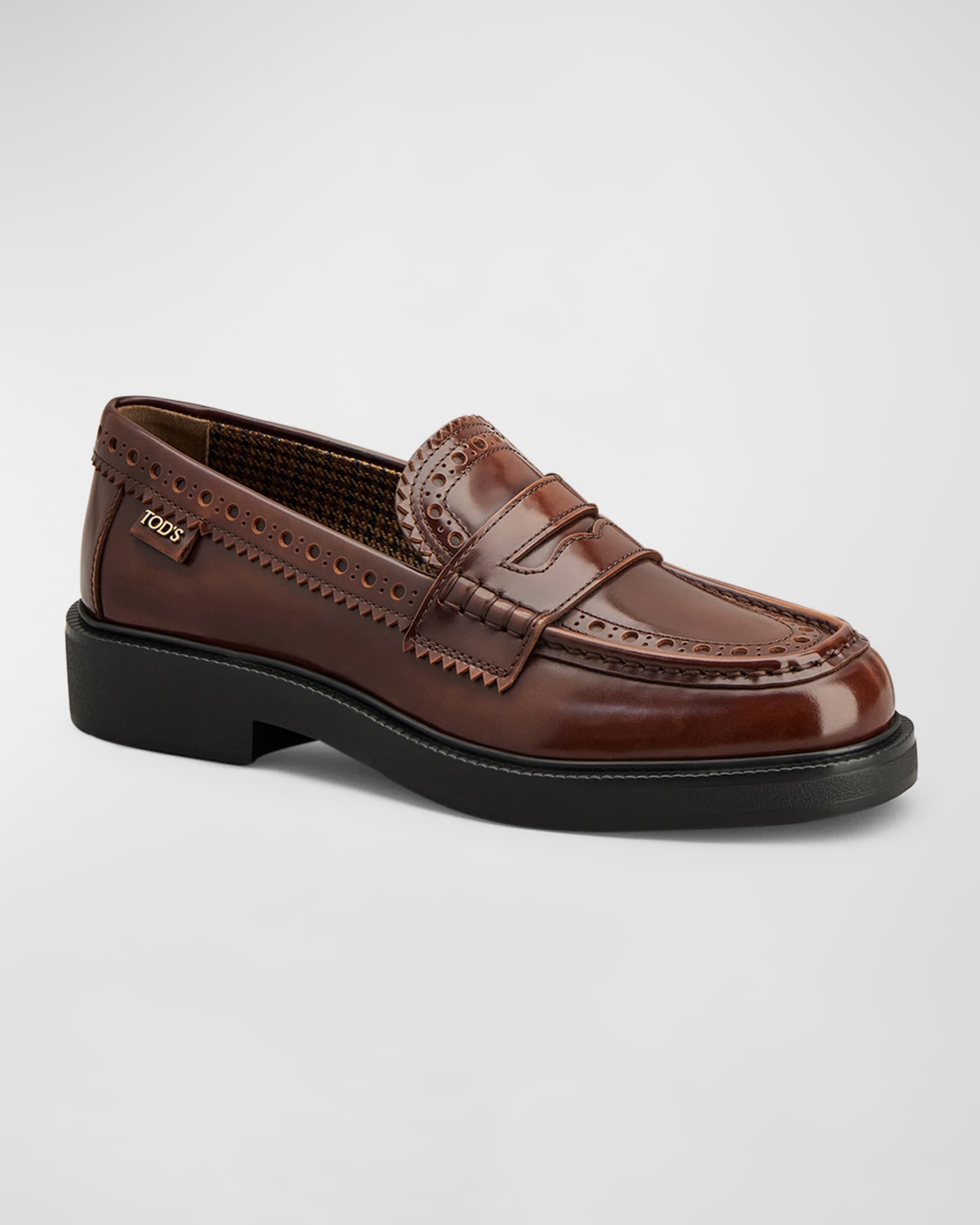 Gomma Classic Leather Penny Loafers 1
