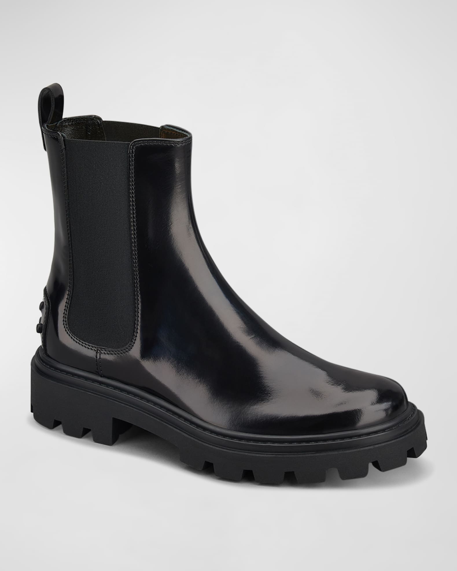 Leather Chelsea Ankle Booties 1