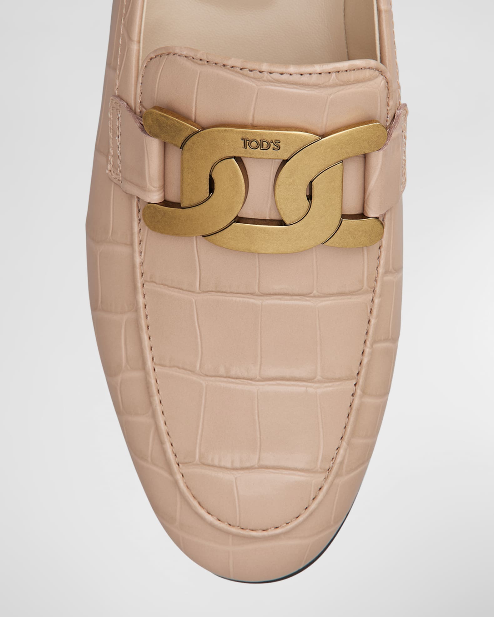 Tresmode Croco Tan Women's Dress Loafers