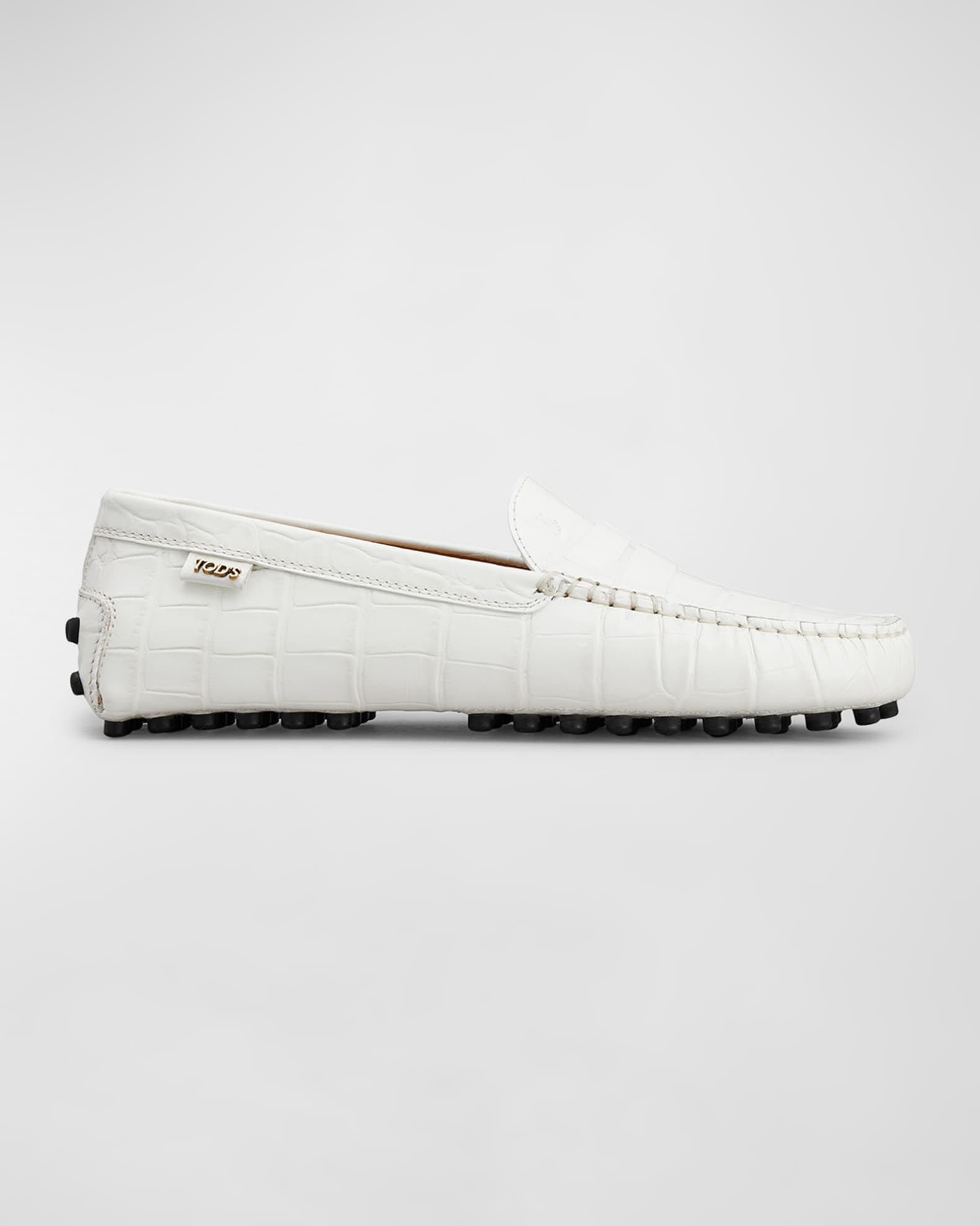 Gommino Croco Penny Driver Loafers 0