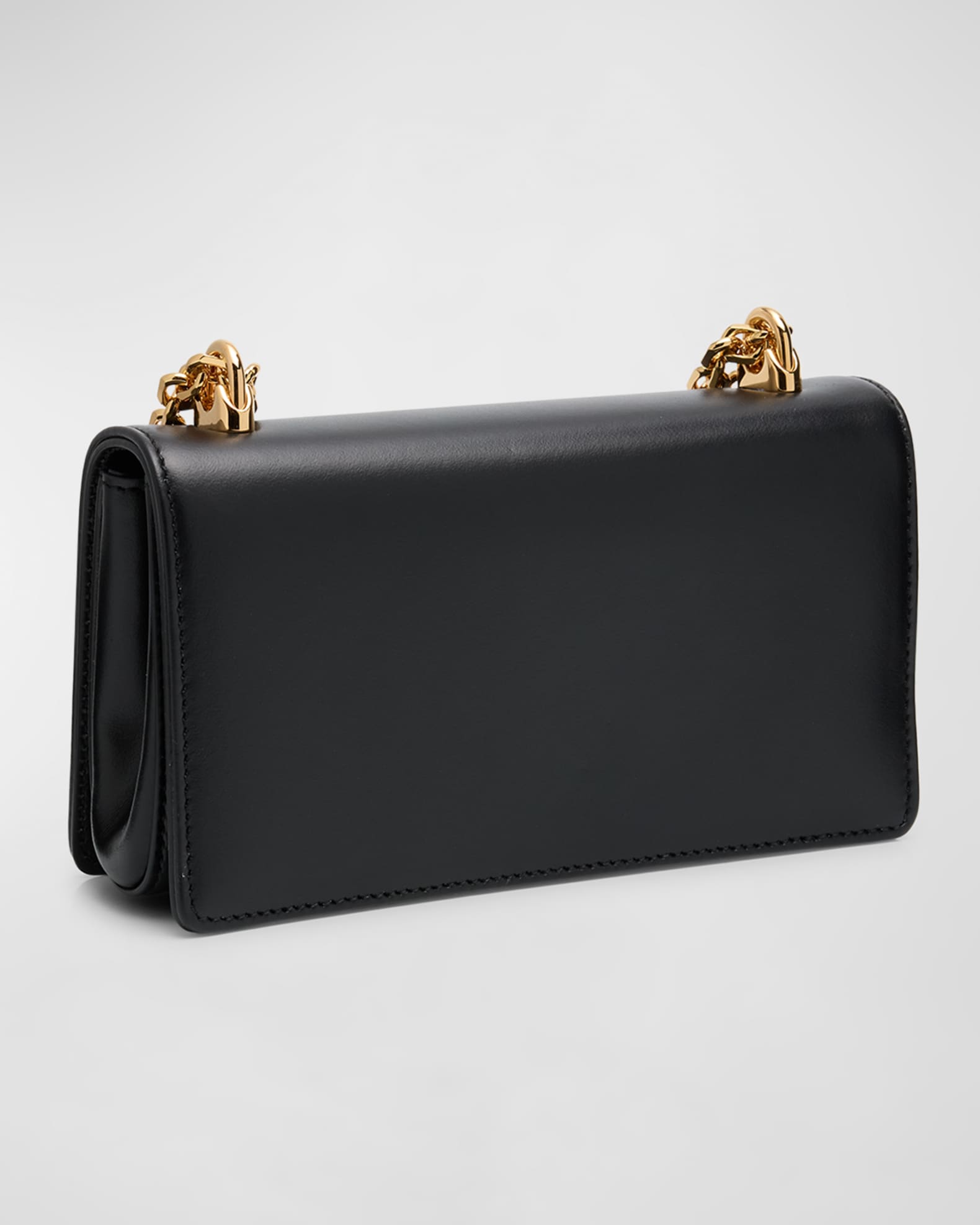 Dolce&Gabbana Barocco Phone Leather Crossbody Bag | Neiman Marcus
