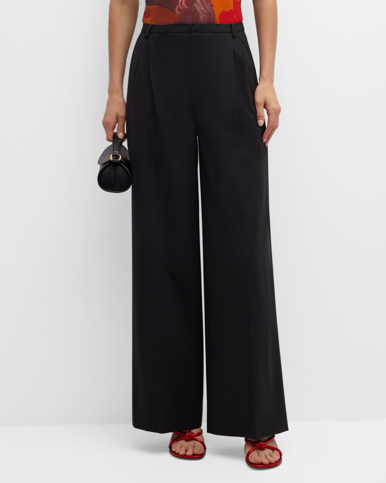 Neiman marcus wide leg pants online