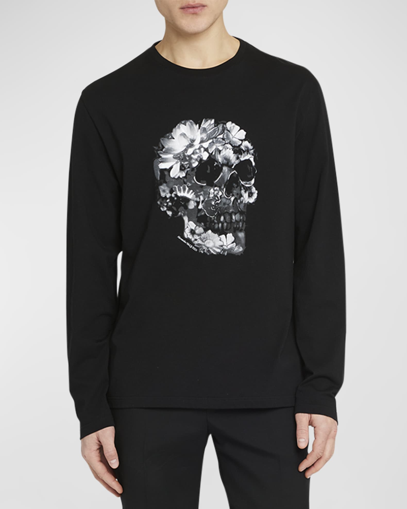 Men s Skull Print T Shirt