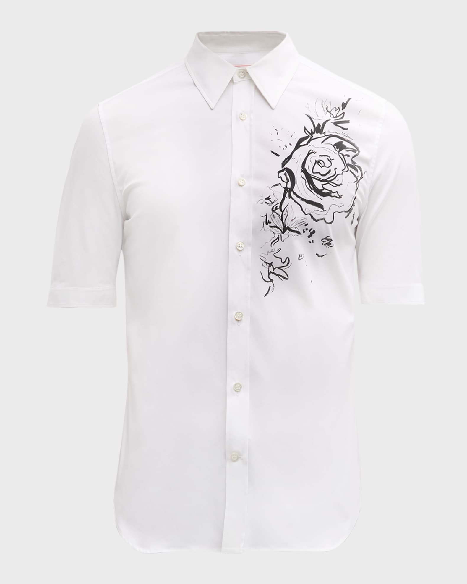 Alexander mcqueen mens shirt clearance