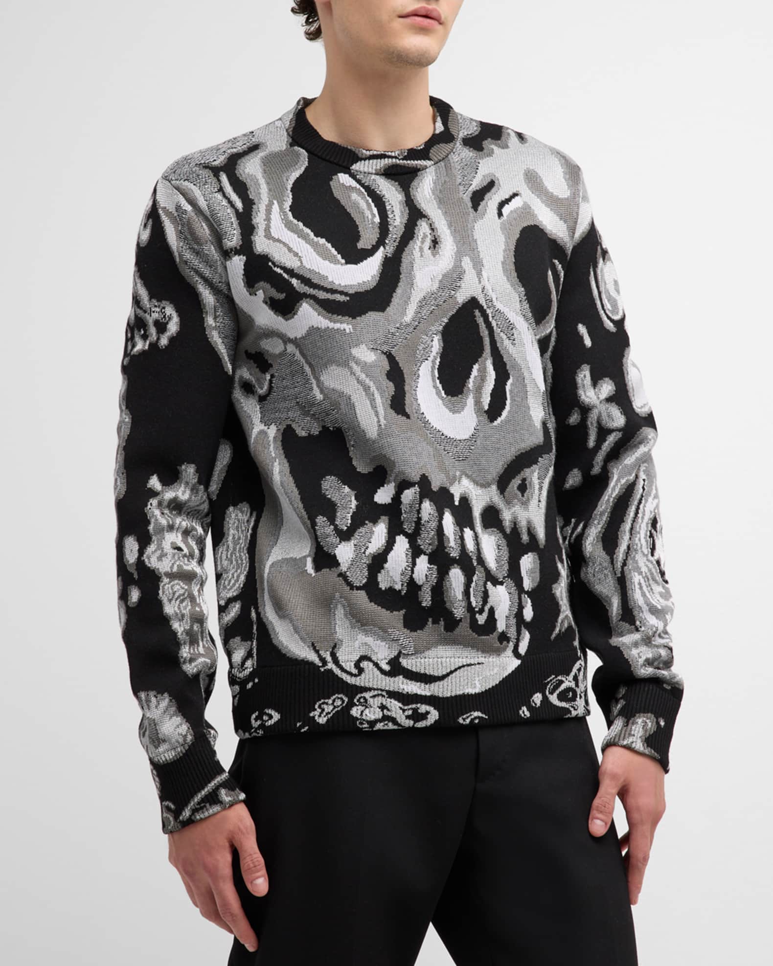 Alexander mcqueen skull sweatshirt 2025