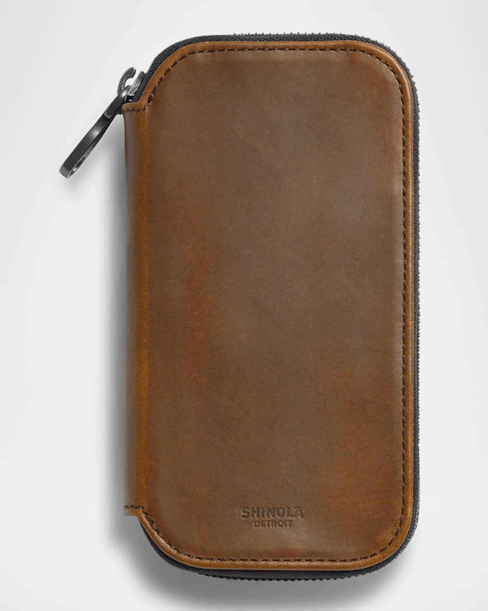 Men's Navigator Leather Travel Watch Case 0