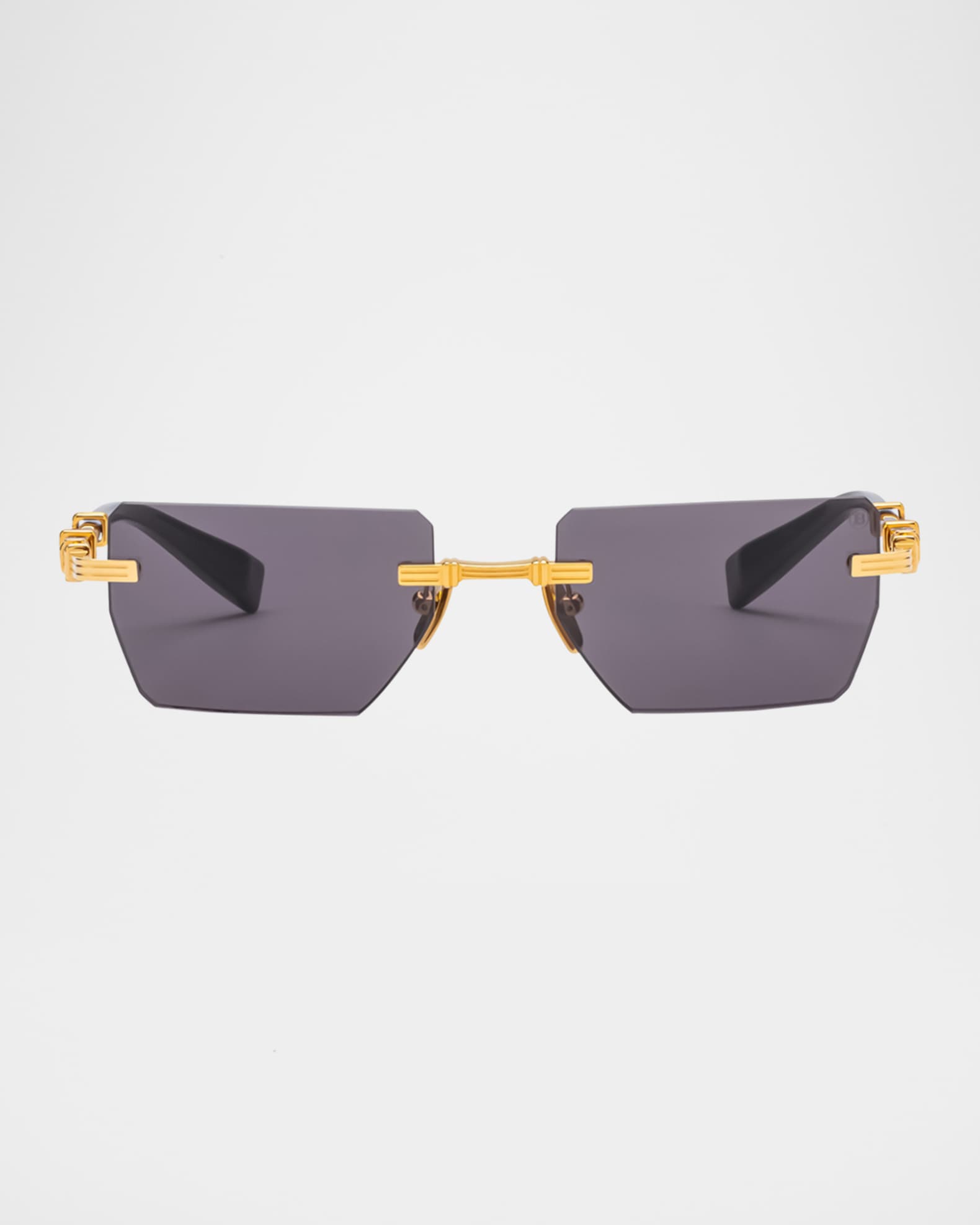 Balmain Brown Acetate Sunglasses main image 0