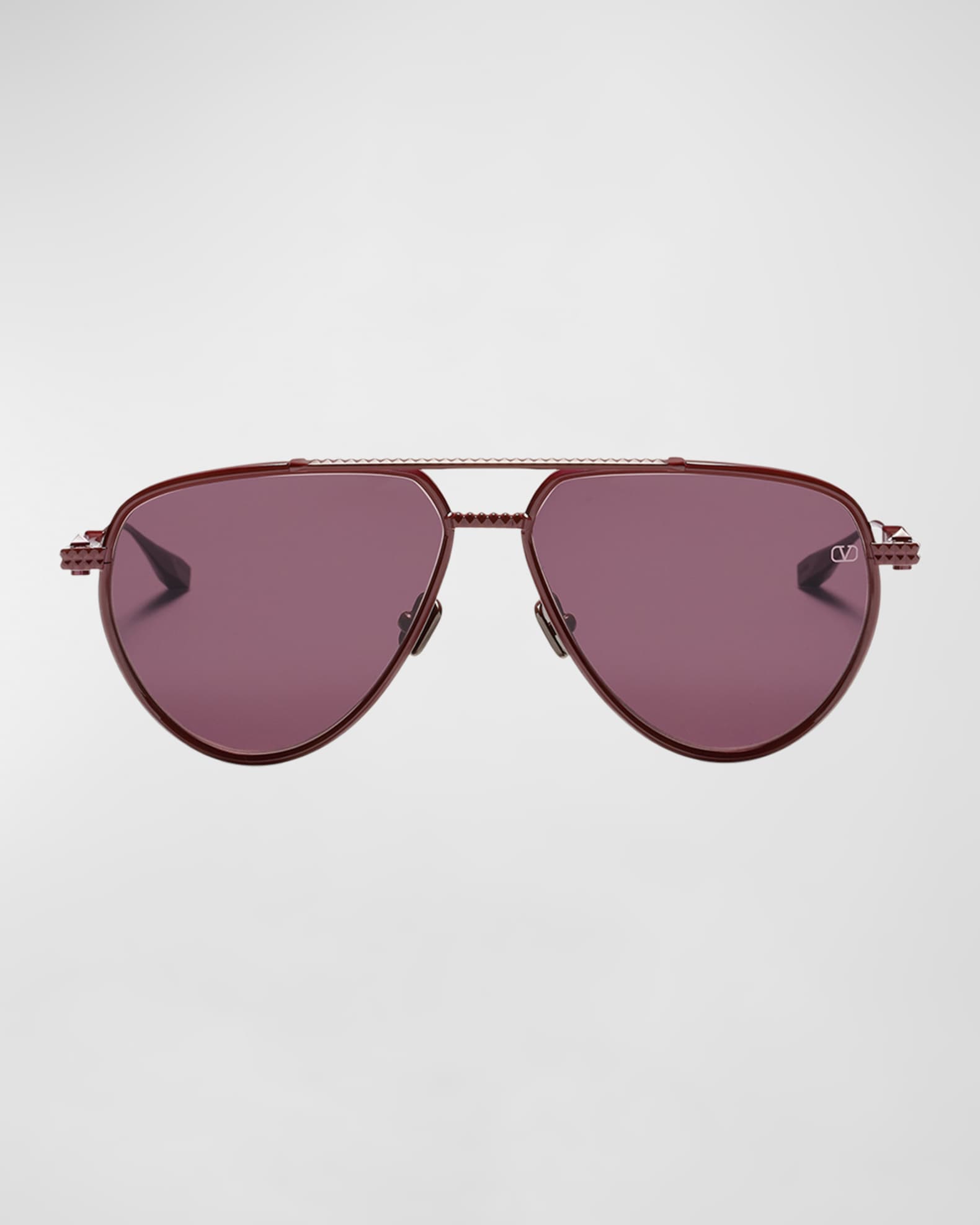 Valentino studded aviator sunglasses top