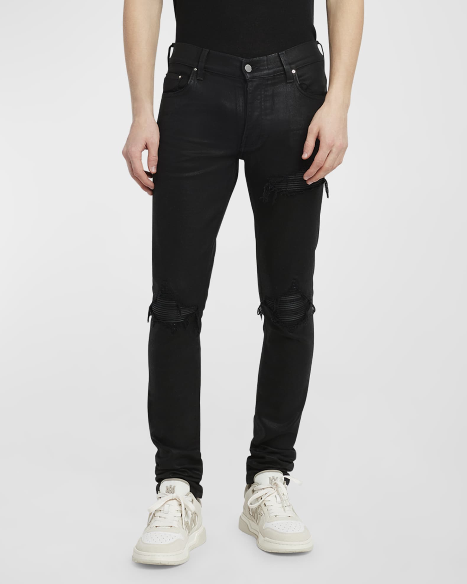 Men's MX1 Waxed Skinny Jeans 1