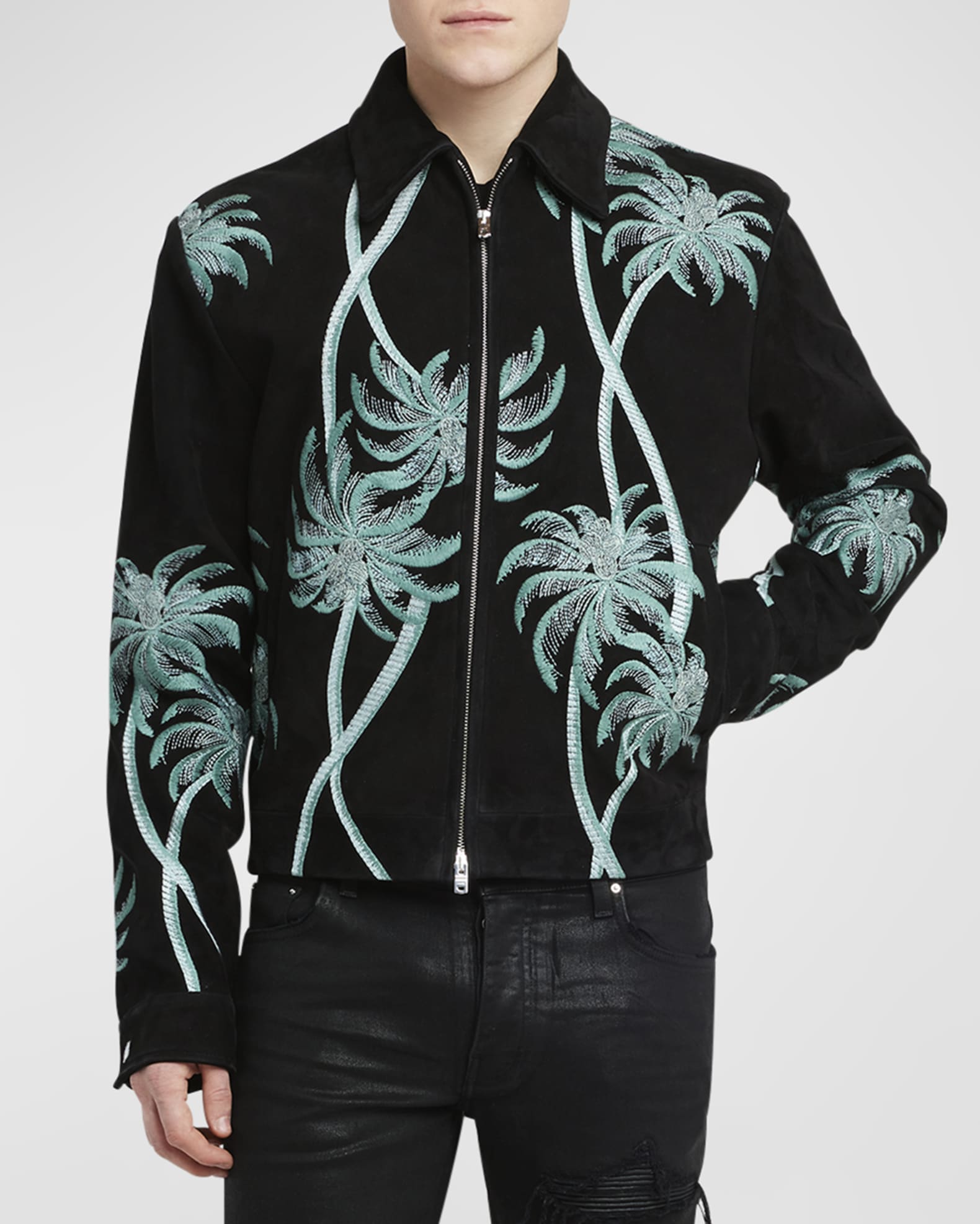 Amiri palm tree cardigan online