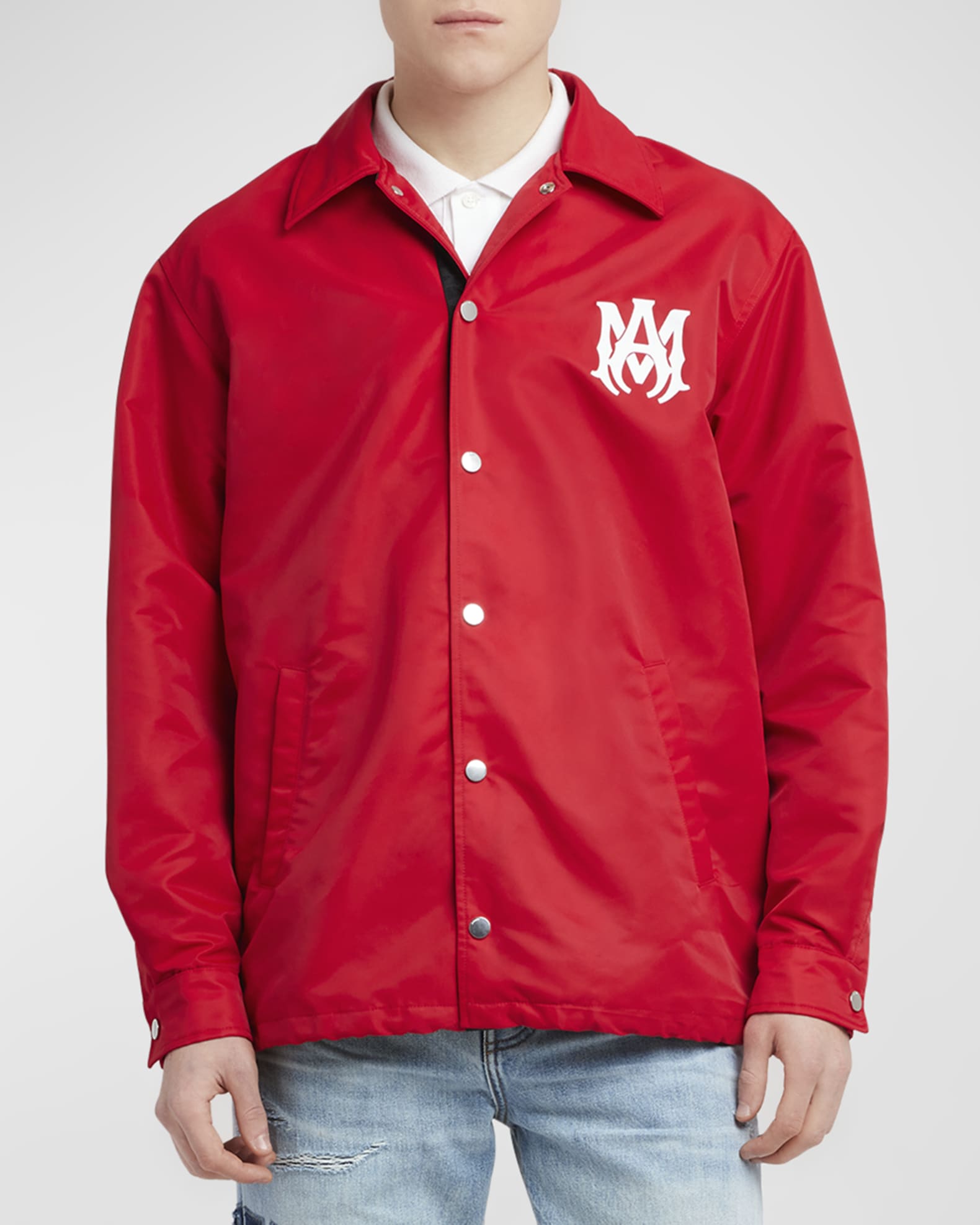 【定価¥285,000】 新品未使用 AMIRI COACH JACKET Amiri Men's MA Coach Jacket | Neiman Marcus