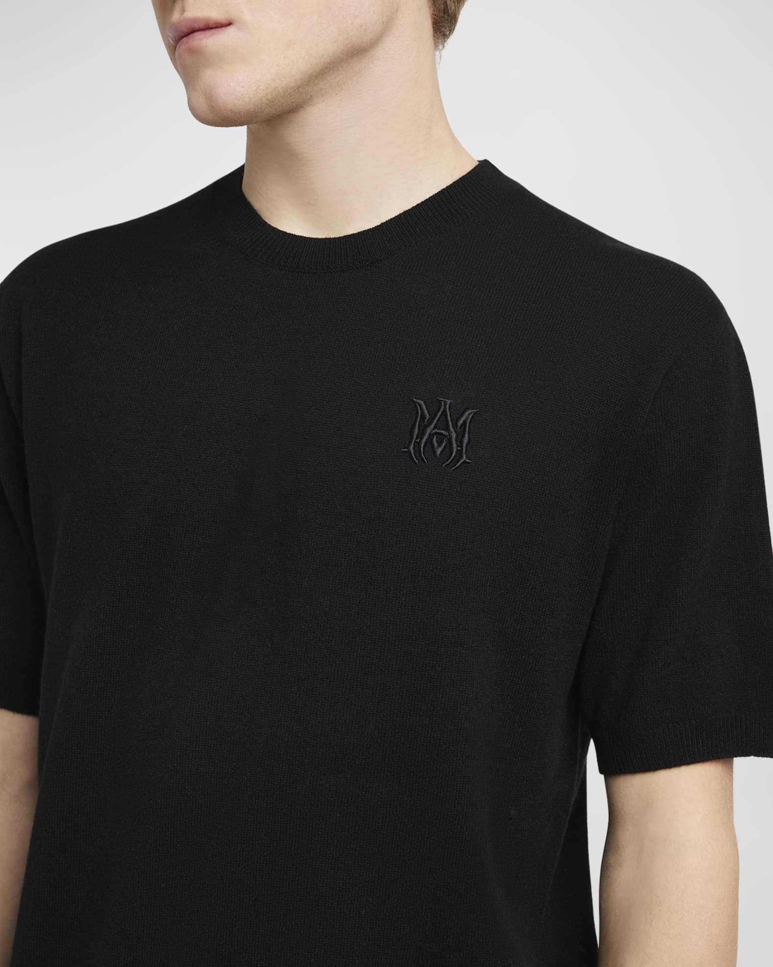 AMIRI MAクアッド クルーネック Tシャツ AMIRI Ma Quad Tシャツ | ブラック | FARFETCH JP