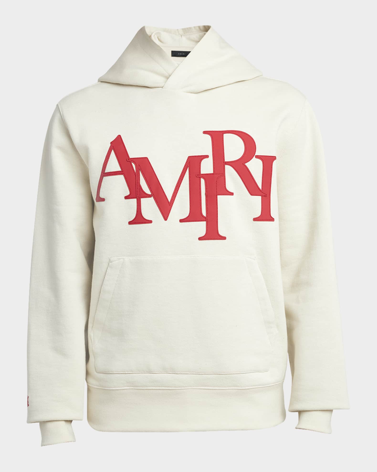 Amiri Beige Staggered Hoodie Birch